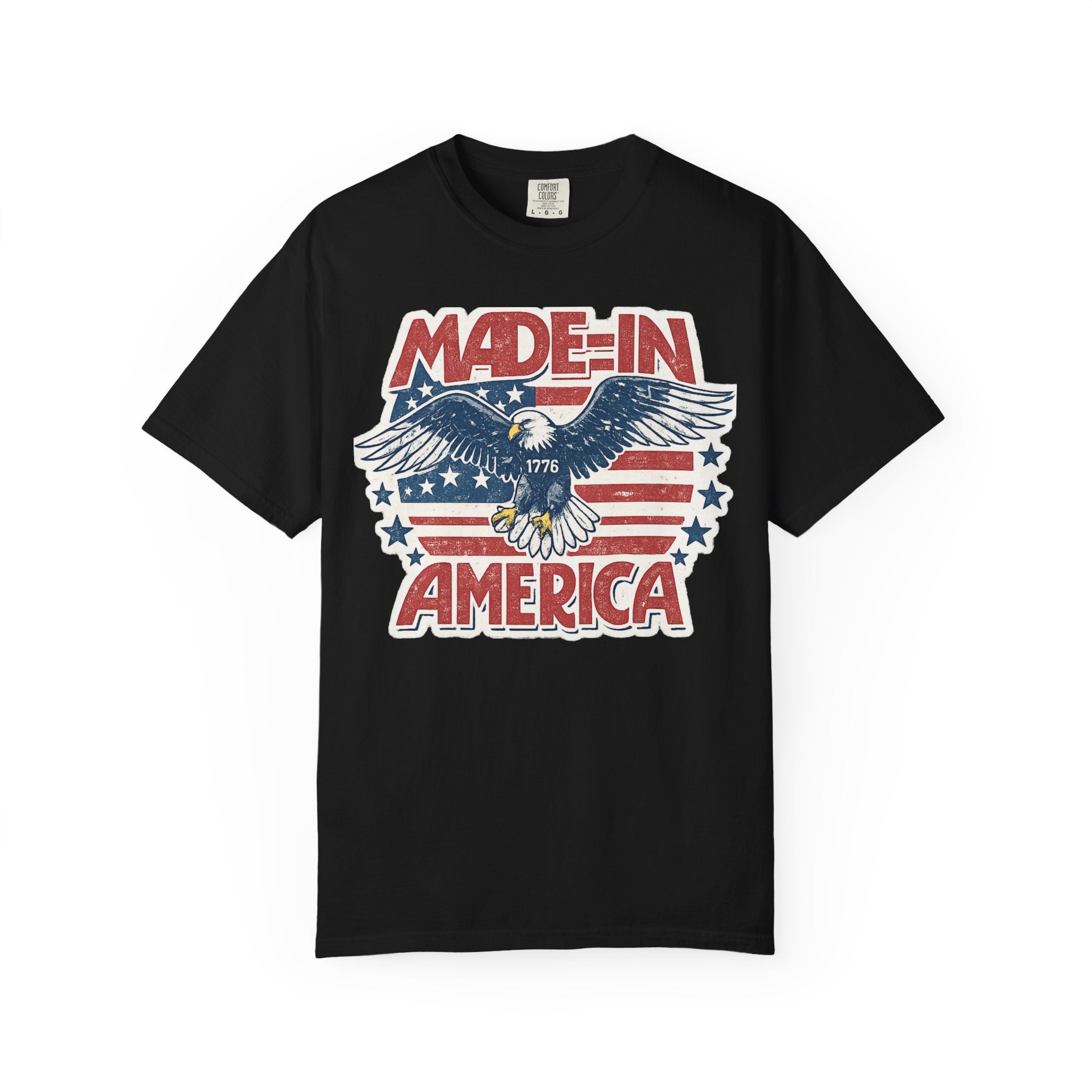 Made in America Eagle T-Shirt — Patriotic 4th of July Tee
