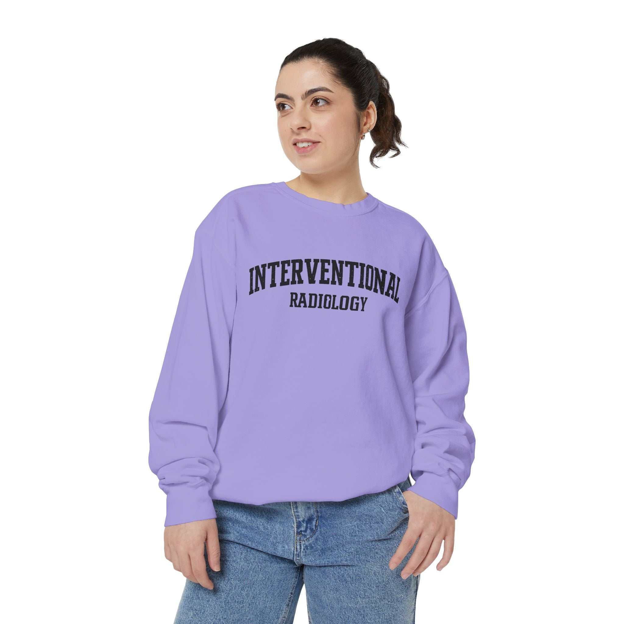 Interventional Radiology Sweatshirt — Vintage Collegiate Medical Crewneck