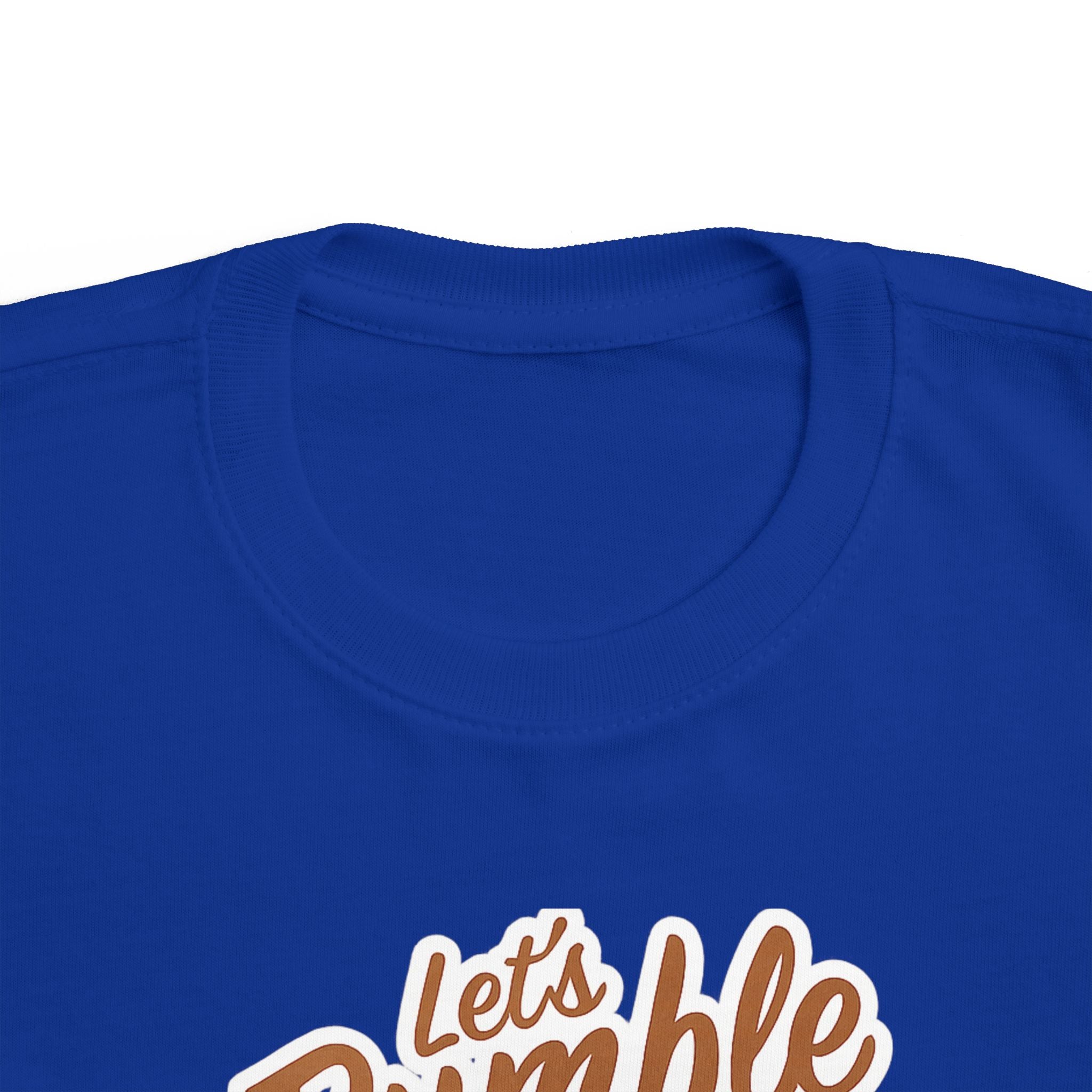 Toddler Tee - "Let’s Rumble" Thunder Bison Graphic Shirt