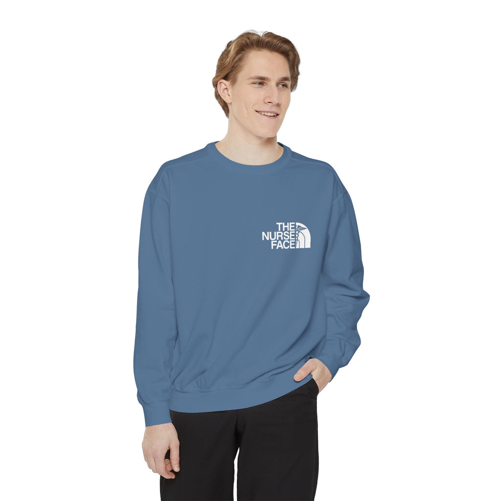 Nurse Face Sweatshirt — 'The Nurse Face' Medical Crewneck