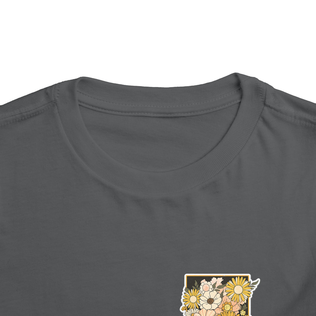 Wild Child Toddler Tee — Retro Floral Baby Shirt