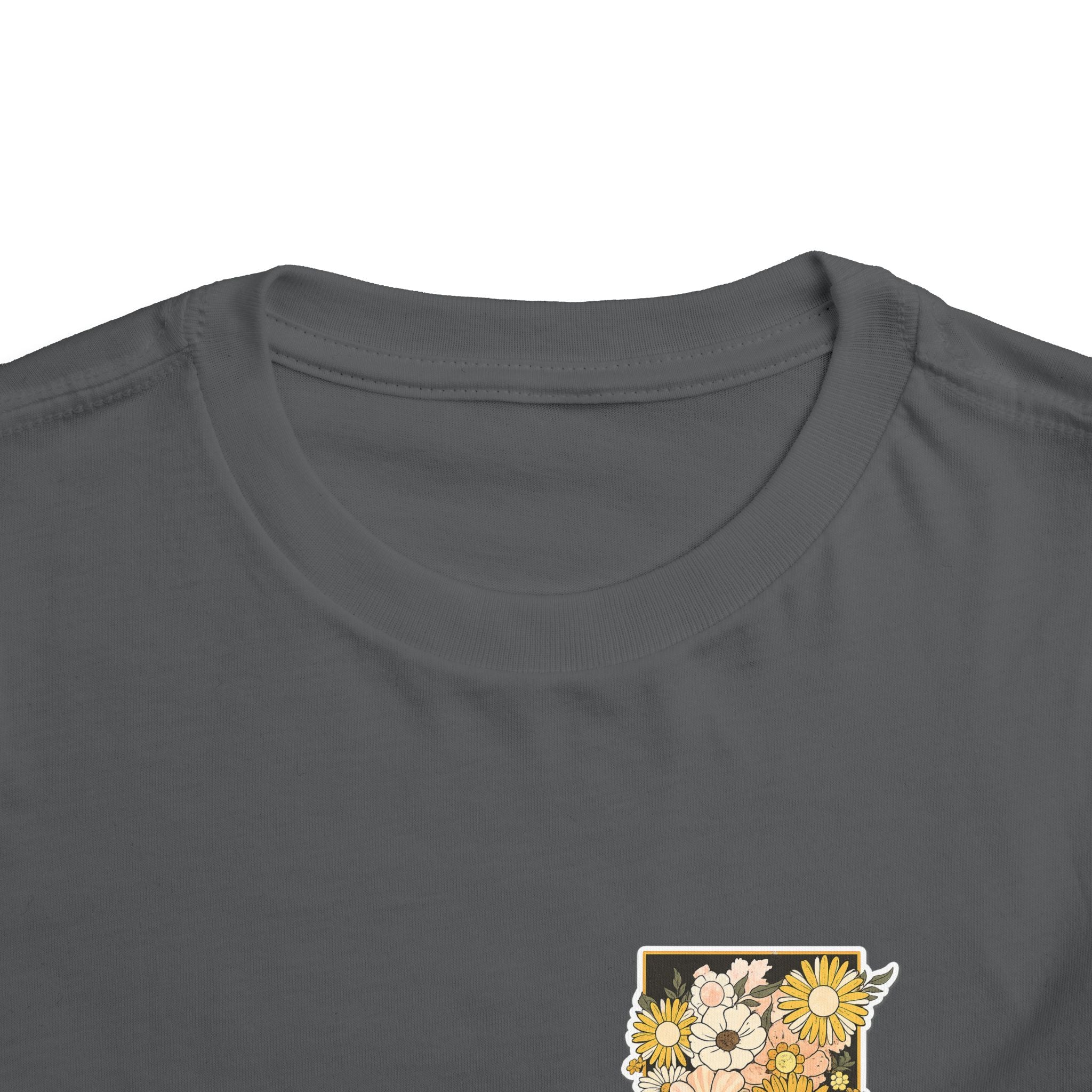 Wild Child Toddler Tee — Retro Floral Baby Shirt
