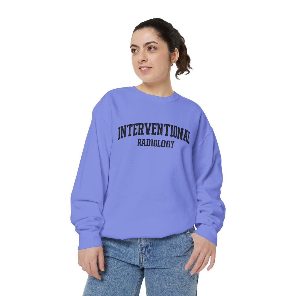 Interventional Radiology Sweatshirt — Vintage Collegiate Medical Crewneck