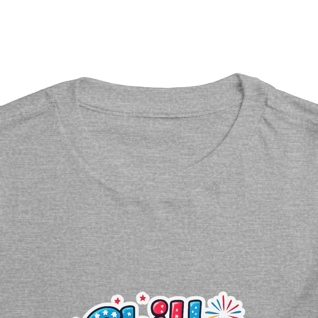 Chill the 4th Out Toddler Tee — Patriotic 4th of July Kids Shirt