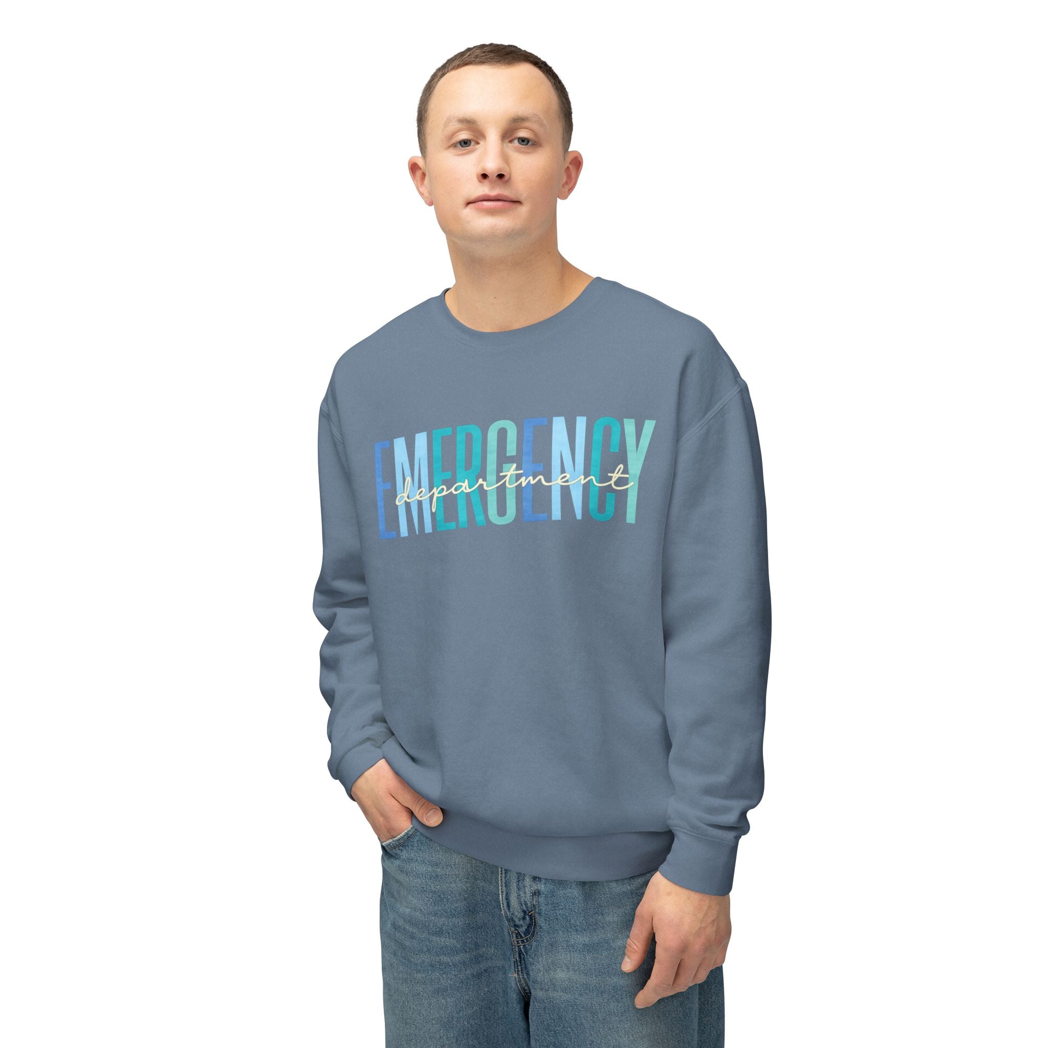 Emergency Ombre Crewneck Sweatshirt
