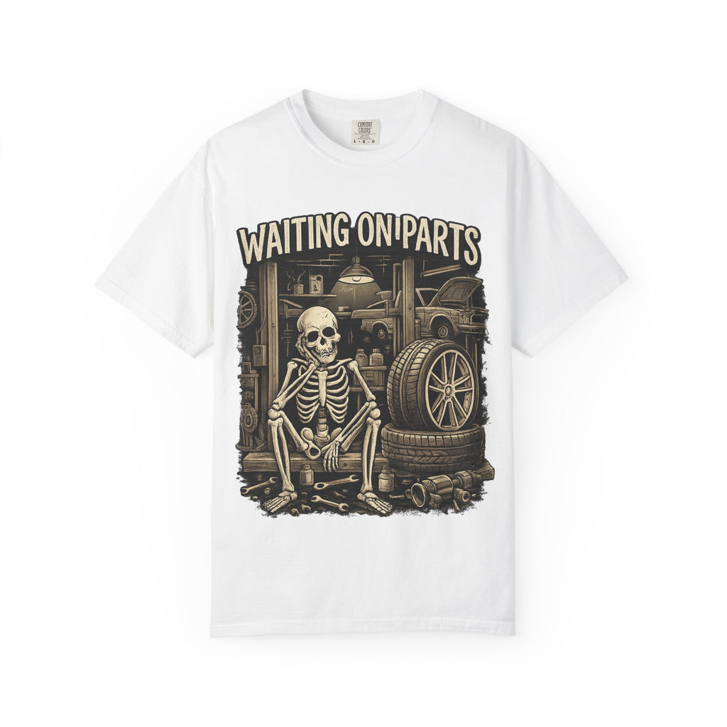 Waiting On Parts Skeleton T-Shirt