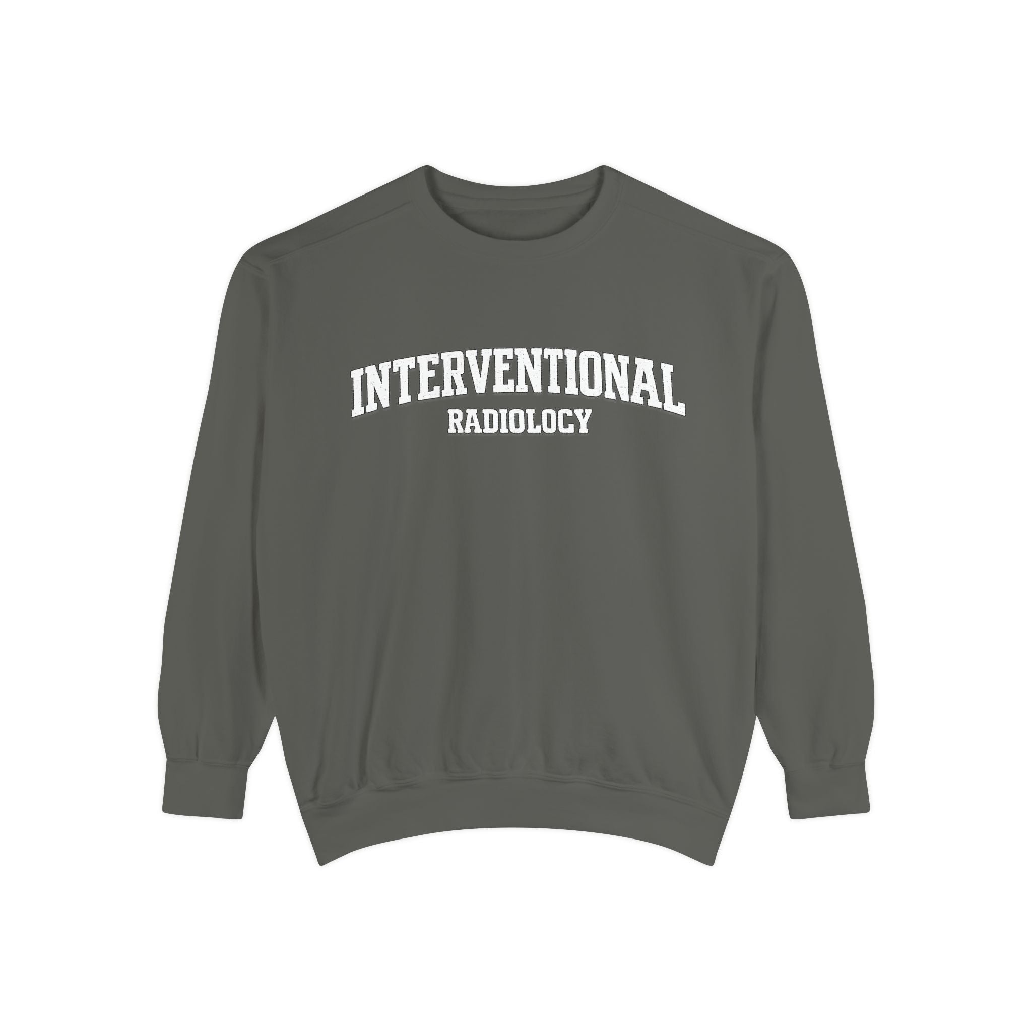 Interventional Radiology Sweatshirt — Vintage Collegiate Medical Crewneck