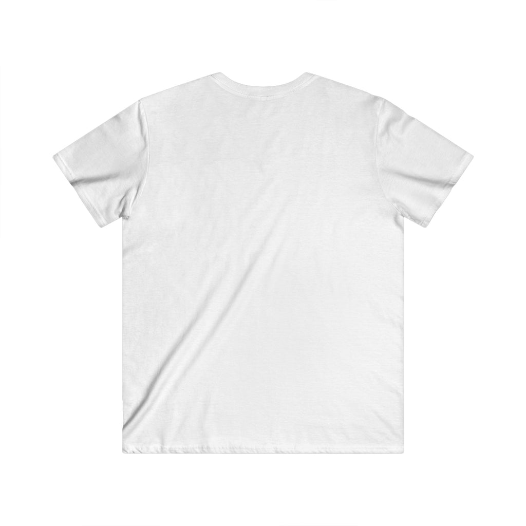 Mountain Sunset V-Neck Tee – Retro Outdoors Graphic Shirt