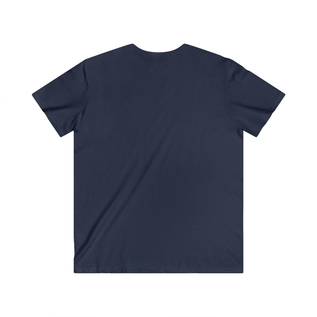 Mountain Sunset V-Neck Tee – Retro Outdoors Graphic Shirt