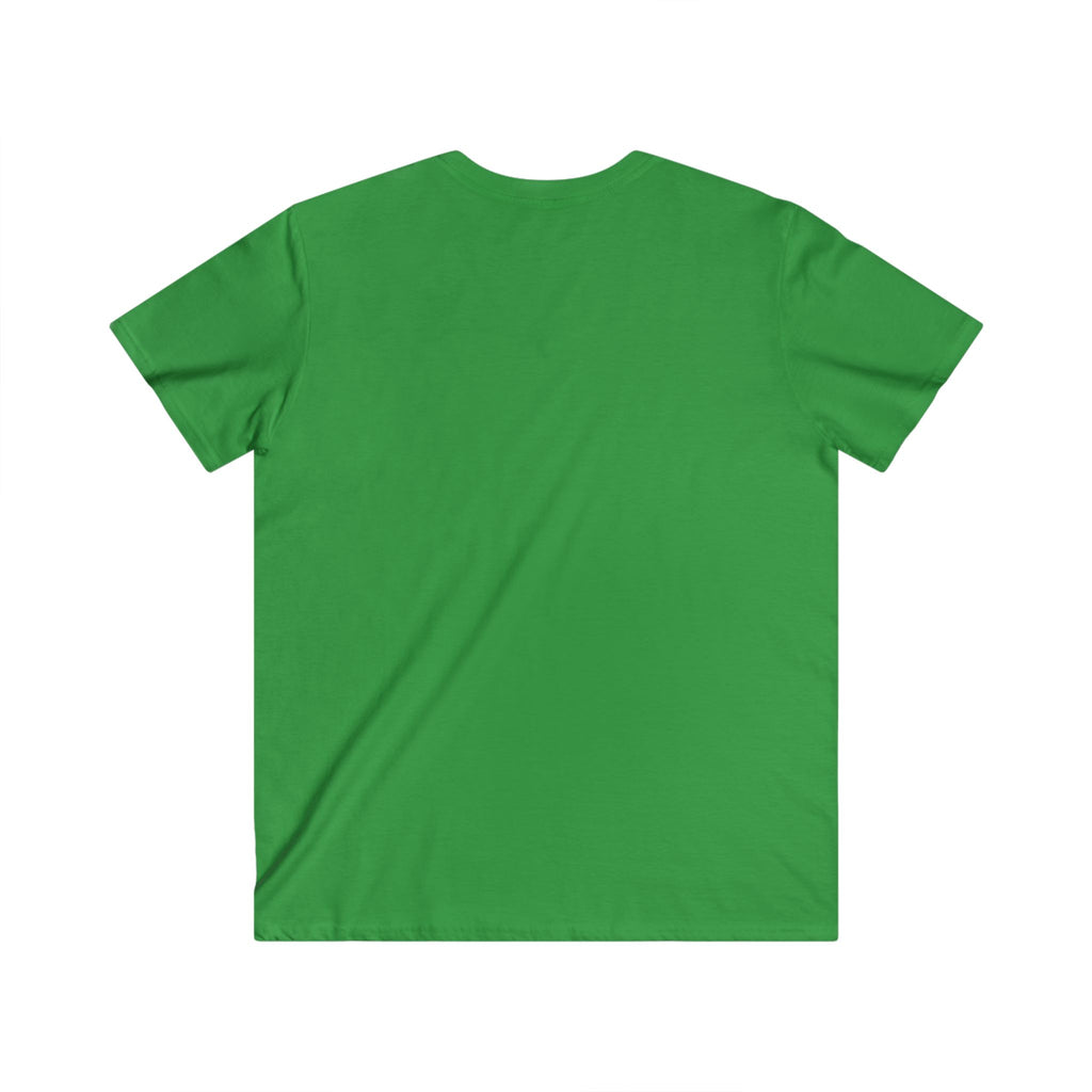 Mountain Sunset V-Neck Tee – Retro Outdoors Graphic Shirt
