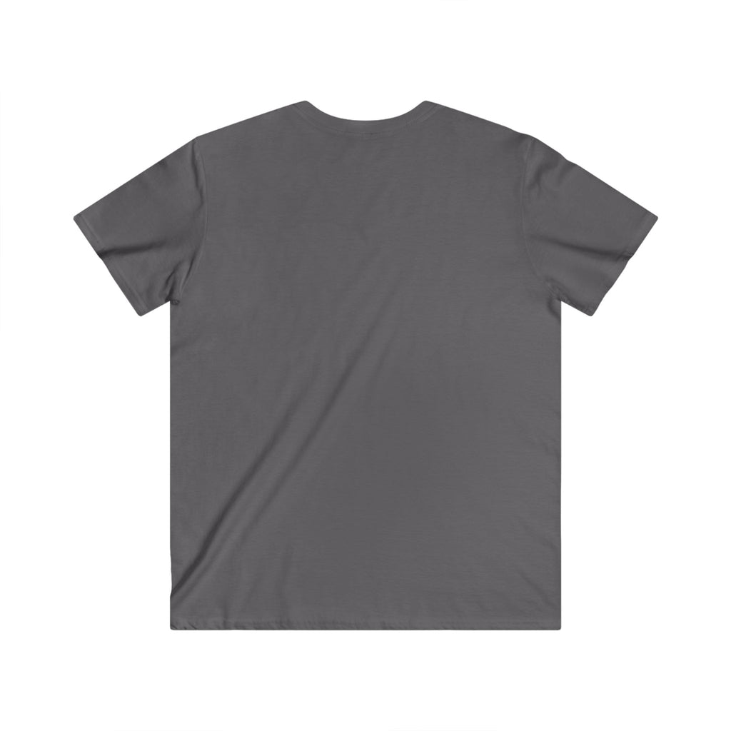Mountain Sunset V-Neck Tee – Retro Outdoors Graphic Shirt