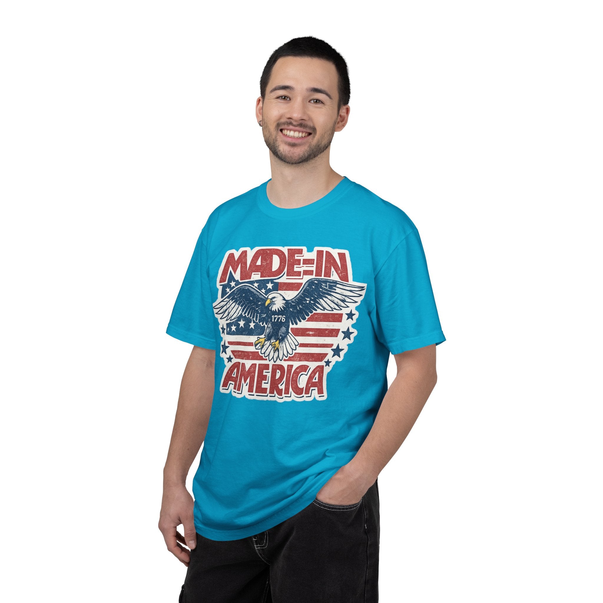 Made in America Eagle T-Shirt — Patriotic 4th of July Tee
