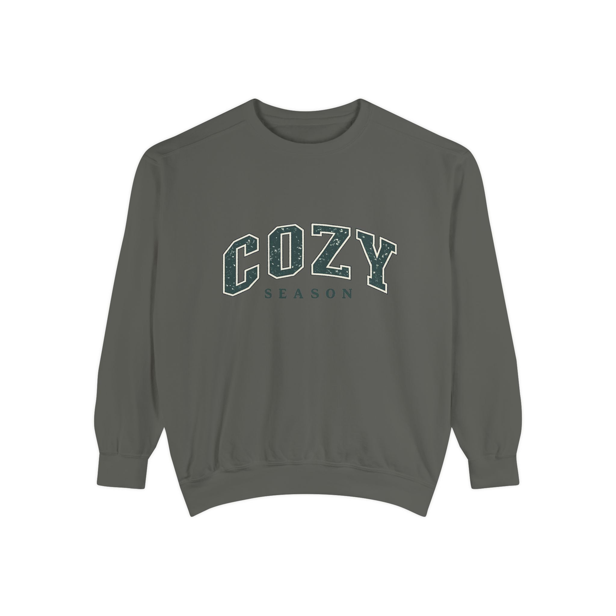Cozy Season Sweatshirt — Relaxed Garment-Dyed Crewneck