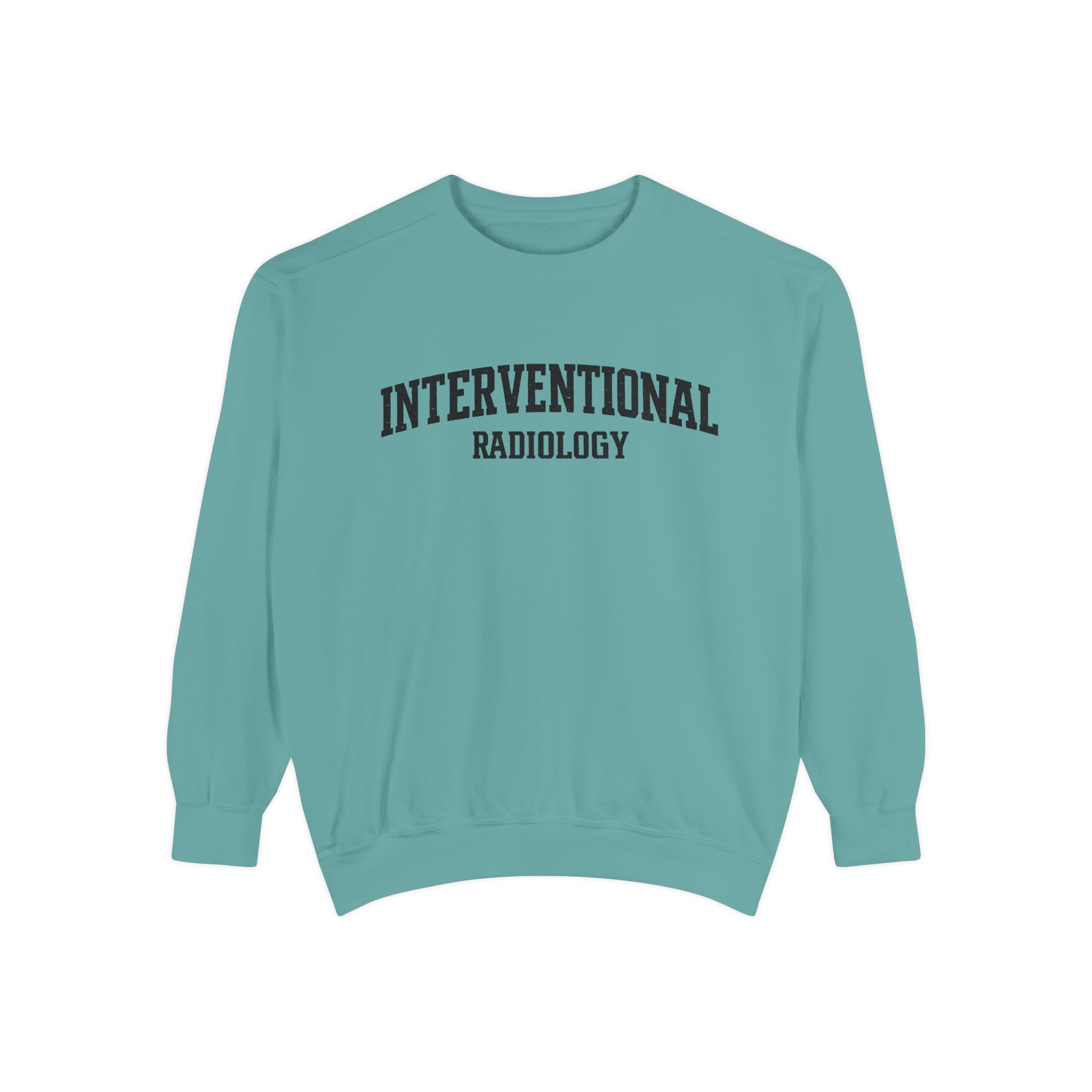 Interventional Radiology Sweatshirt — Vintage Collegiate Medical Crewneck