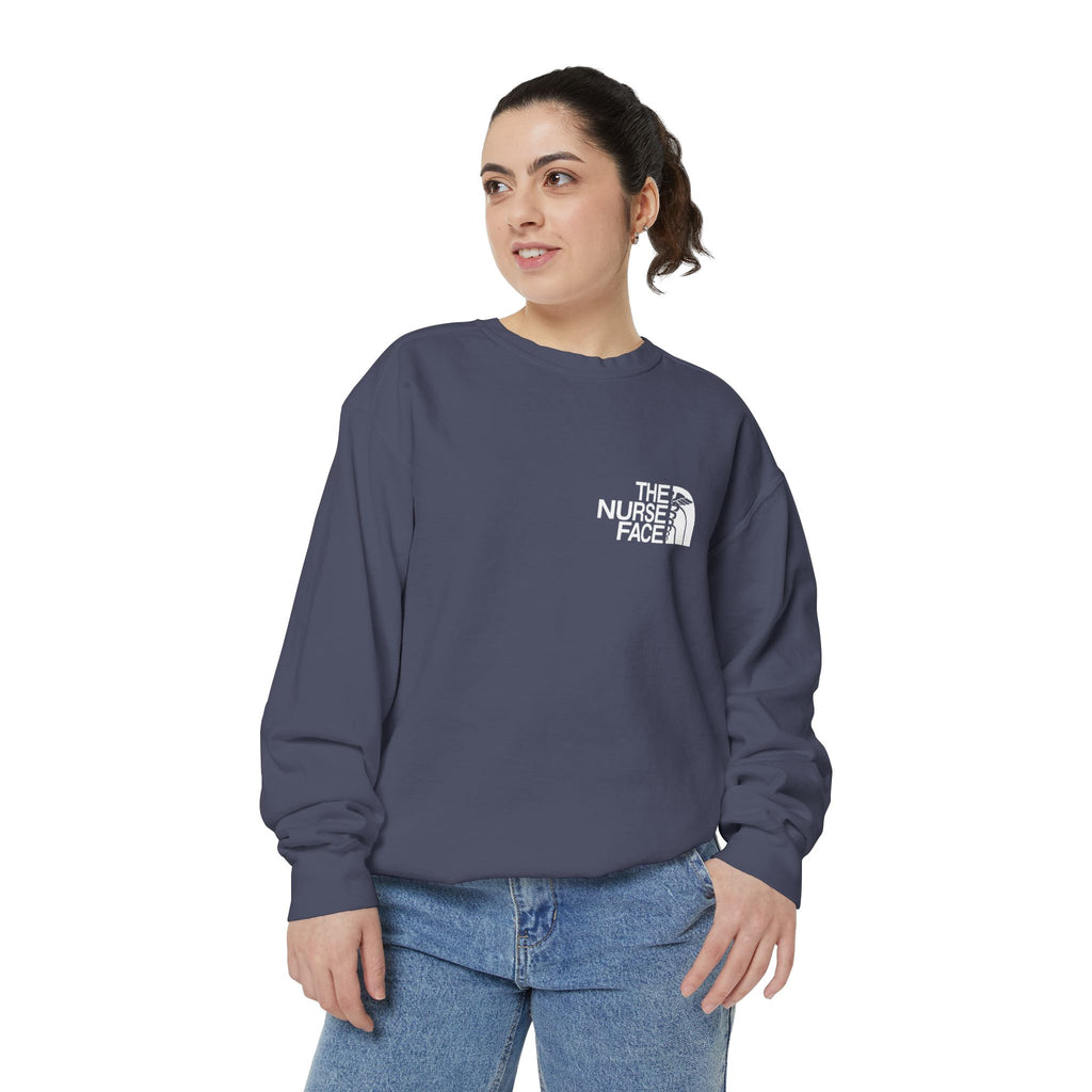 Nurse Face Sweatshirt — 'The Nurse Face' Medical Crewneck