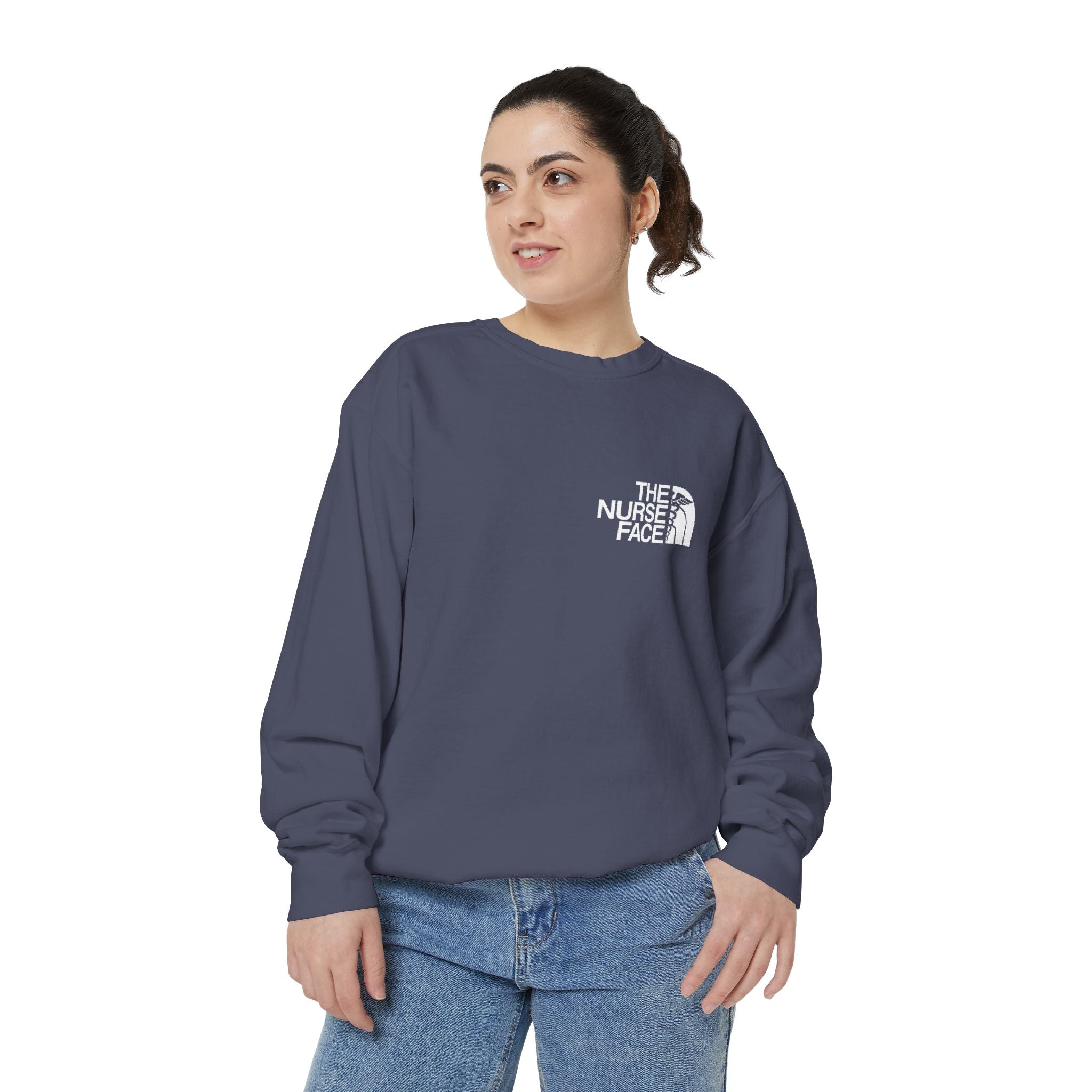Nurse Face Sweatshirt — 'The Nurse Face' Medical Crewneck