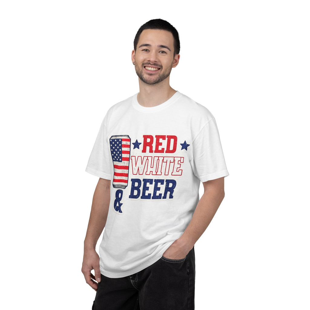 Red White & Beer T-Shirt — Patriotic 4th of July Beer Graphic Tee