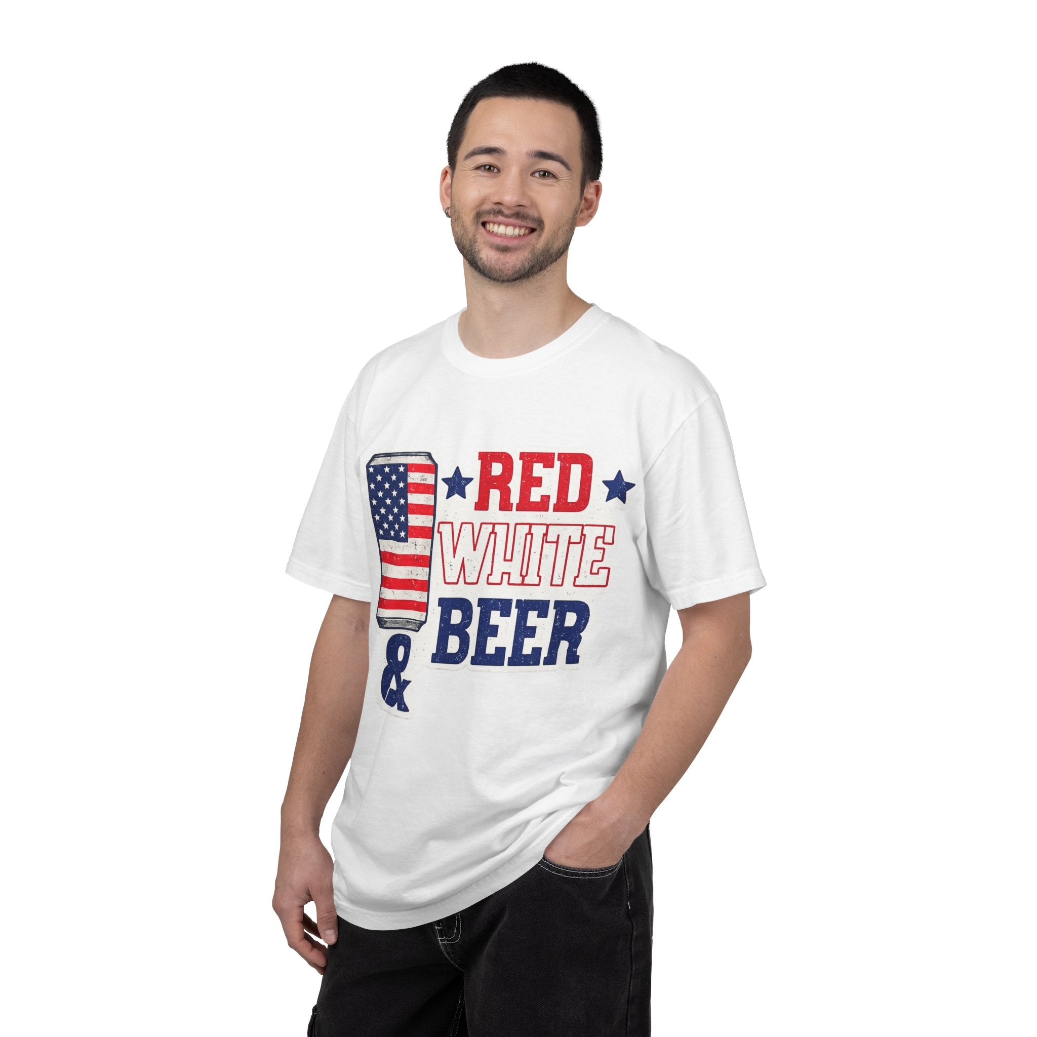 Red White & Beer T-Shirt — Patriotic 4th of July Beer Graphic Tee