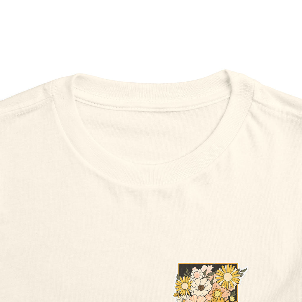 Wild Child Toddler Tee — Retro Floral Baby Shirt