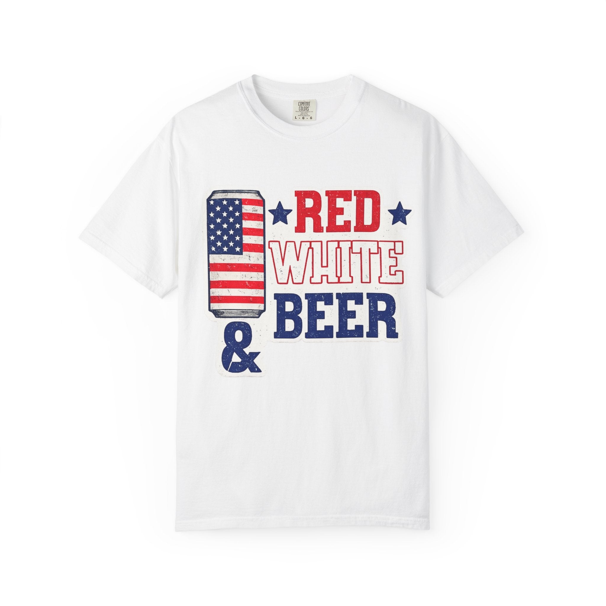 Red White & Beer T-Shirt — Patriotic 4th of July Beer Graphic Tee