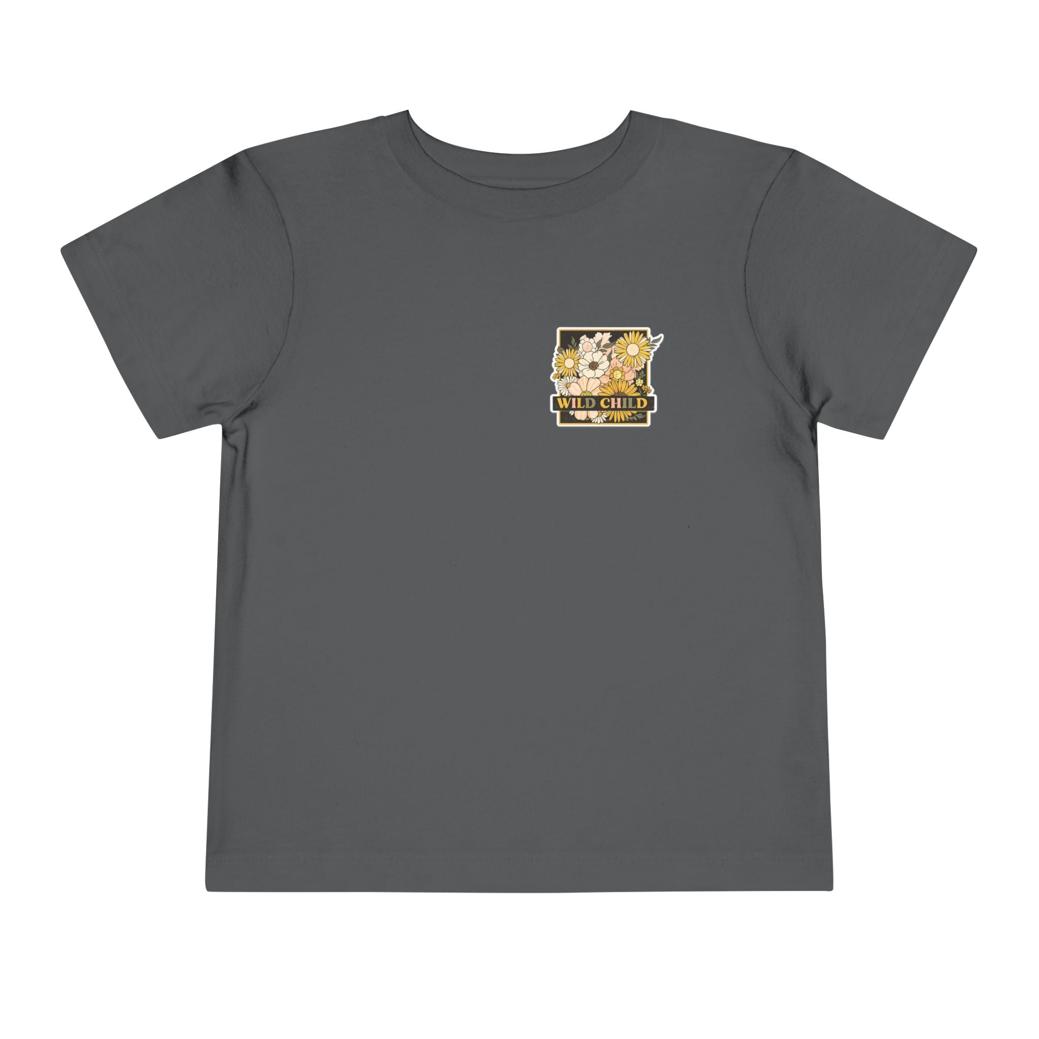 Wild Child Toddler Tee — Retro Floral Baby Shirt