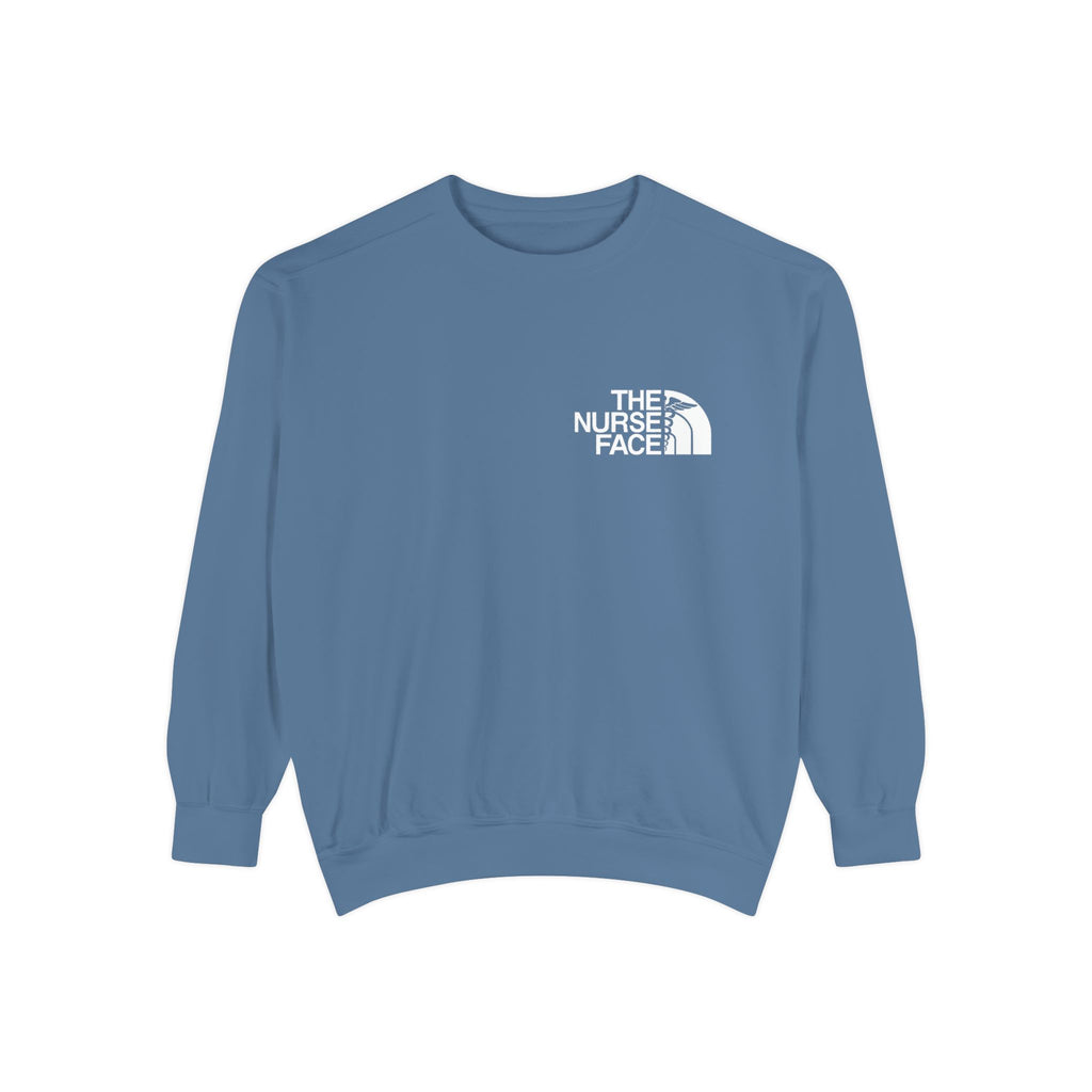 Nurse Face Sweatshirt — 'The Nurse Face' Medical Crewneck