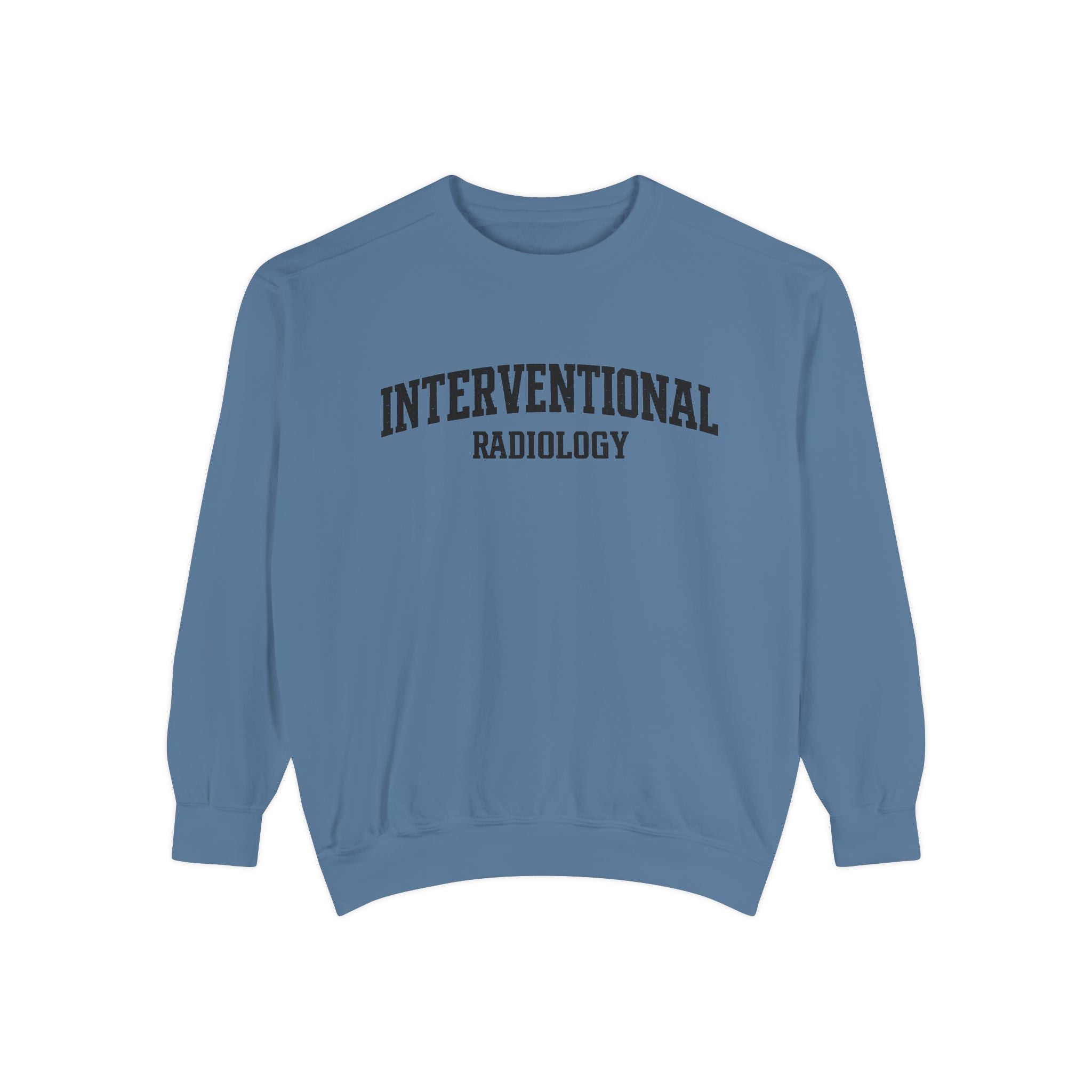 Interventional Radiology Sweatshirt — Vintage Collegiate Medical Crewneck