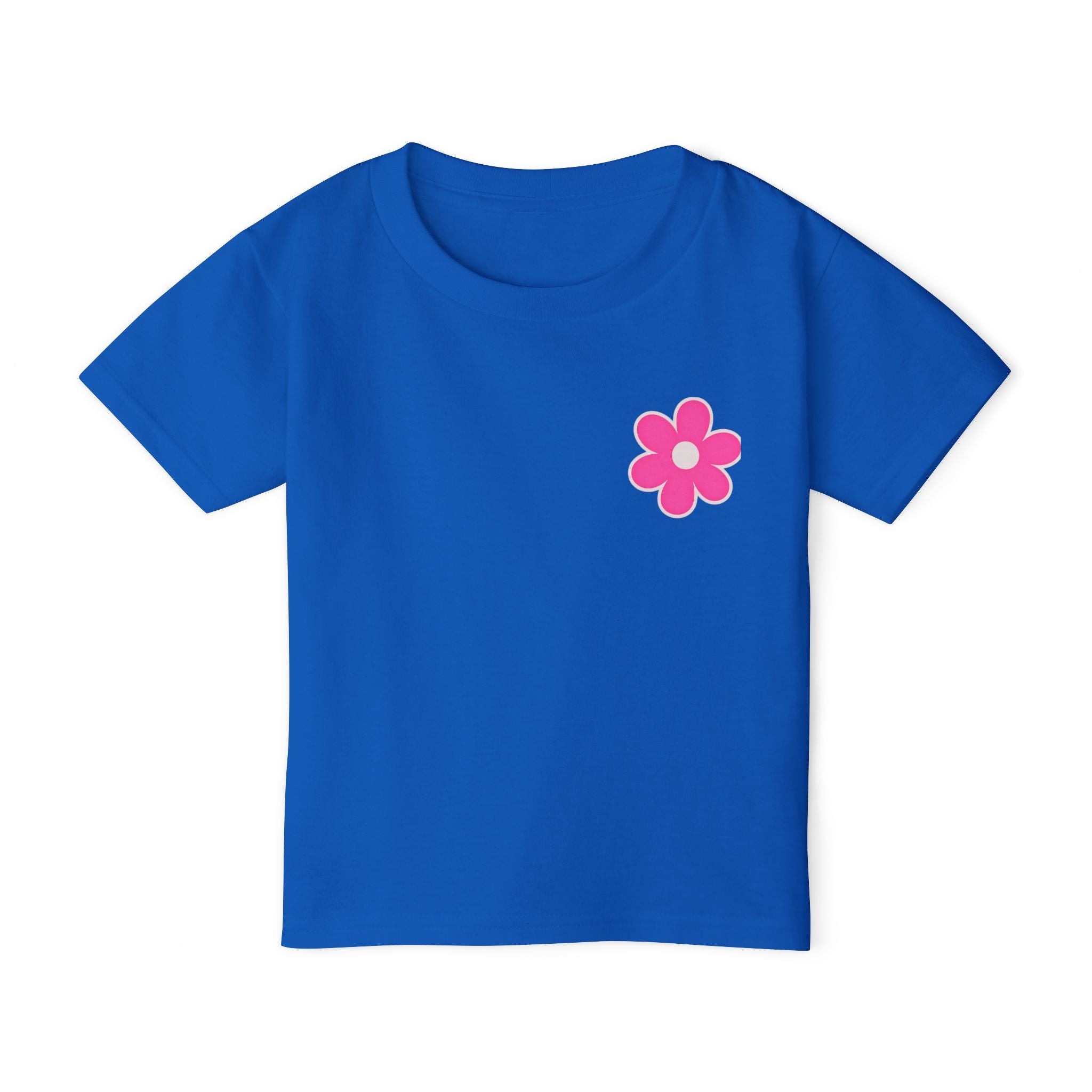 Toddler T-Shirt — "Just a Girl Who Loves Her Daddy" Pink Flower Design