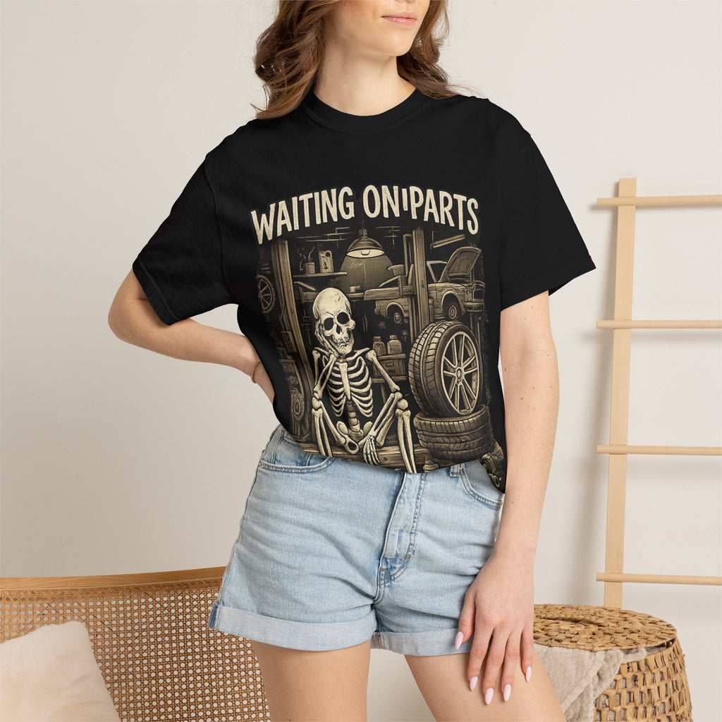 Waiting On Parts Skeleton T-Shirt