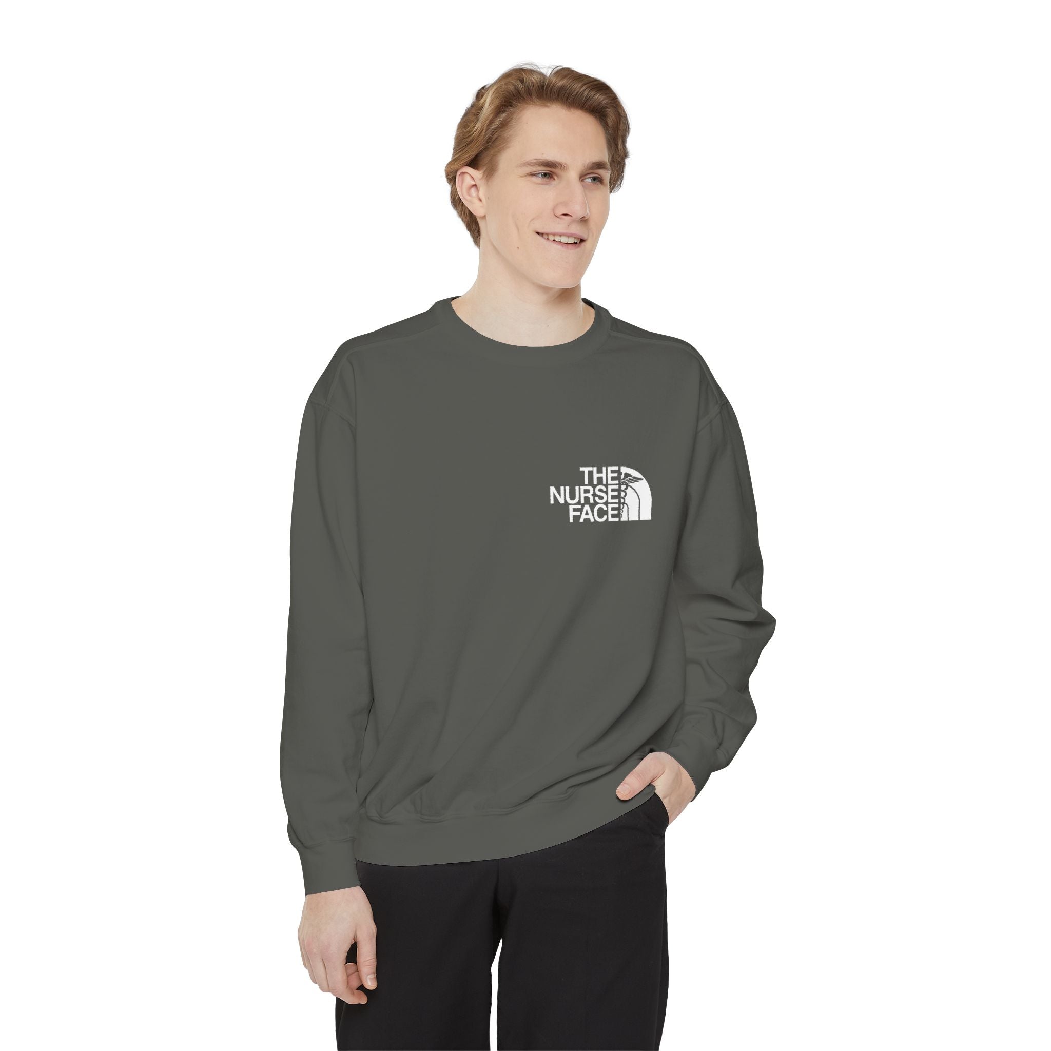 Nurse Face Sweatshirt — 'The Nurse Face' Medical Crewneck
