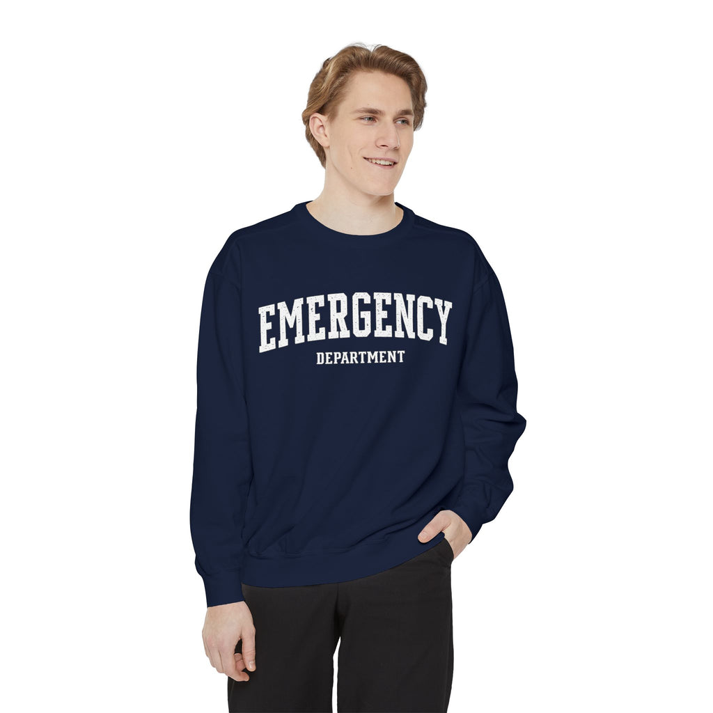 Emergency Department Sweatshirt — Vintage Medical Crewneck