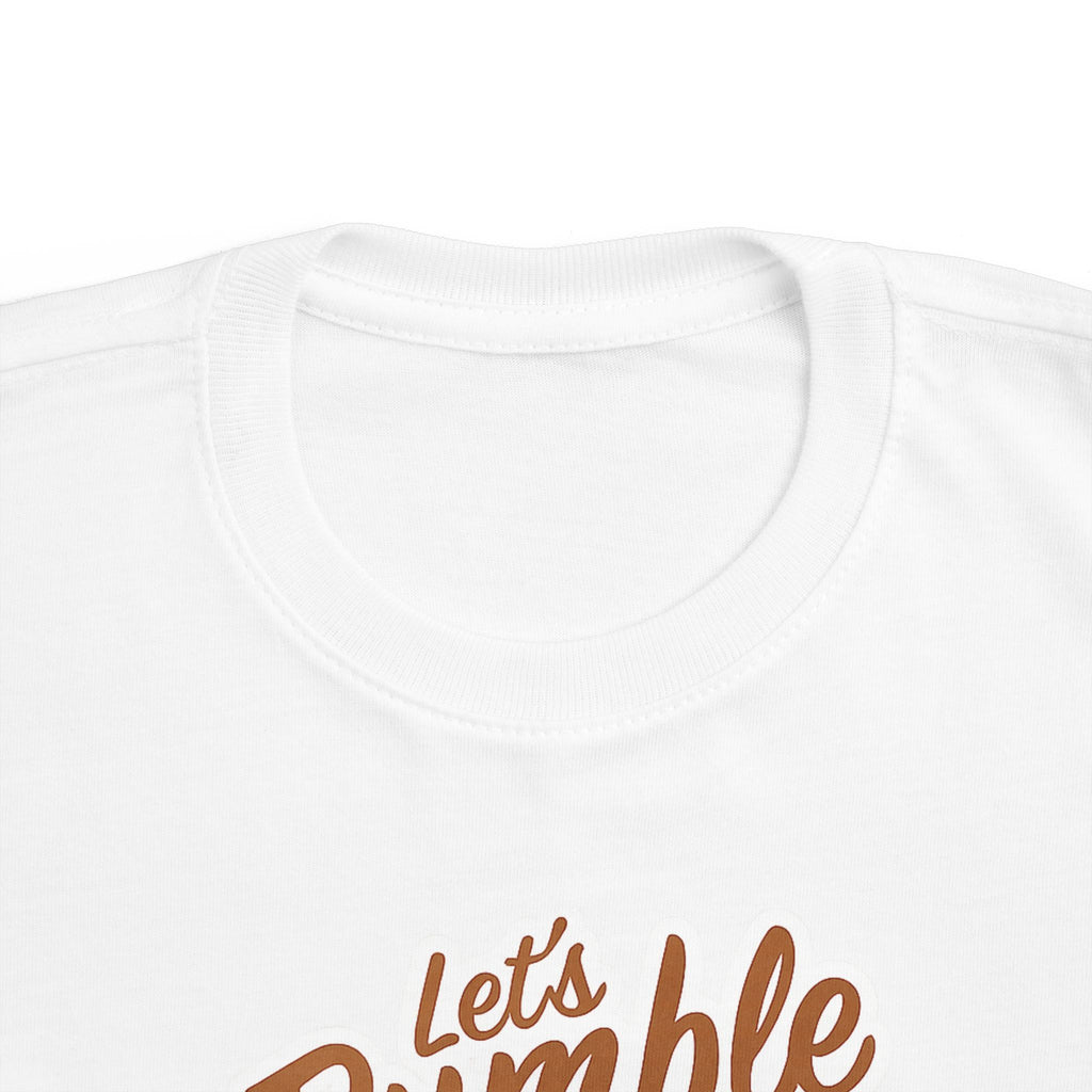 Toddler Tee - "Let’s Rumble" Thunder Bison Graphic Shirt