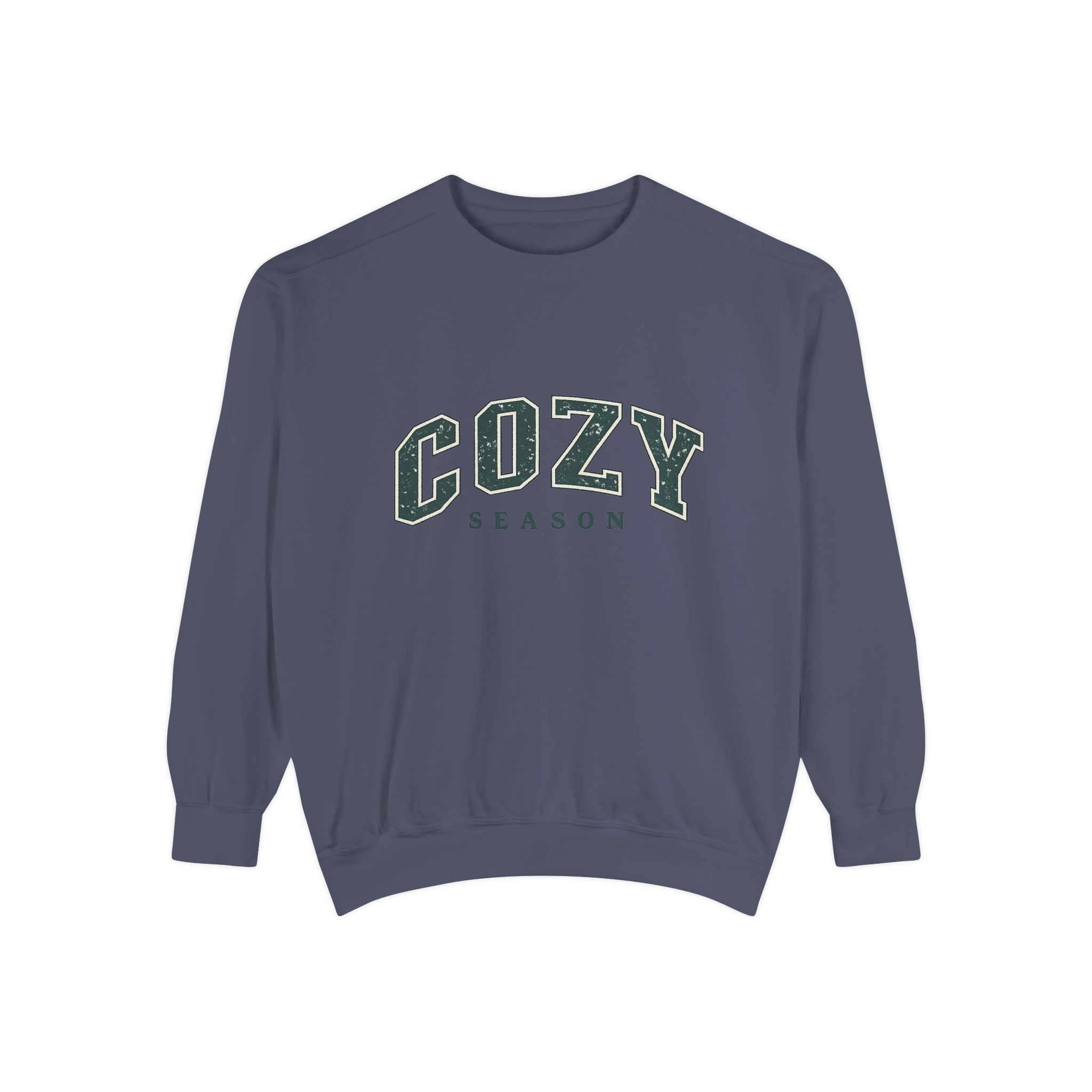 Cozy Season Sweatshirt — Relaxed Garment-Dyed Crewneck