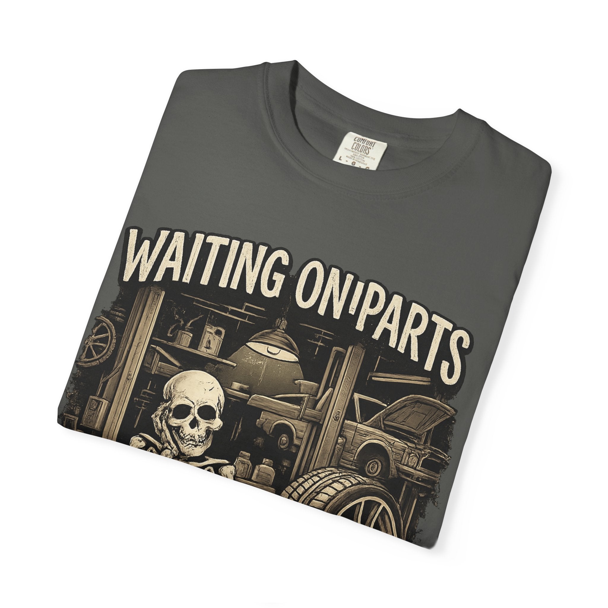 Waiting On Parts Skeleton T-Shirt