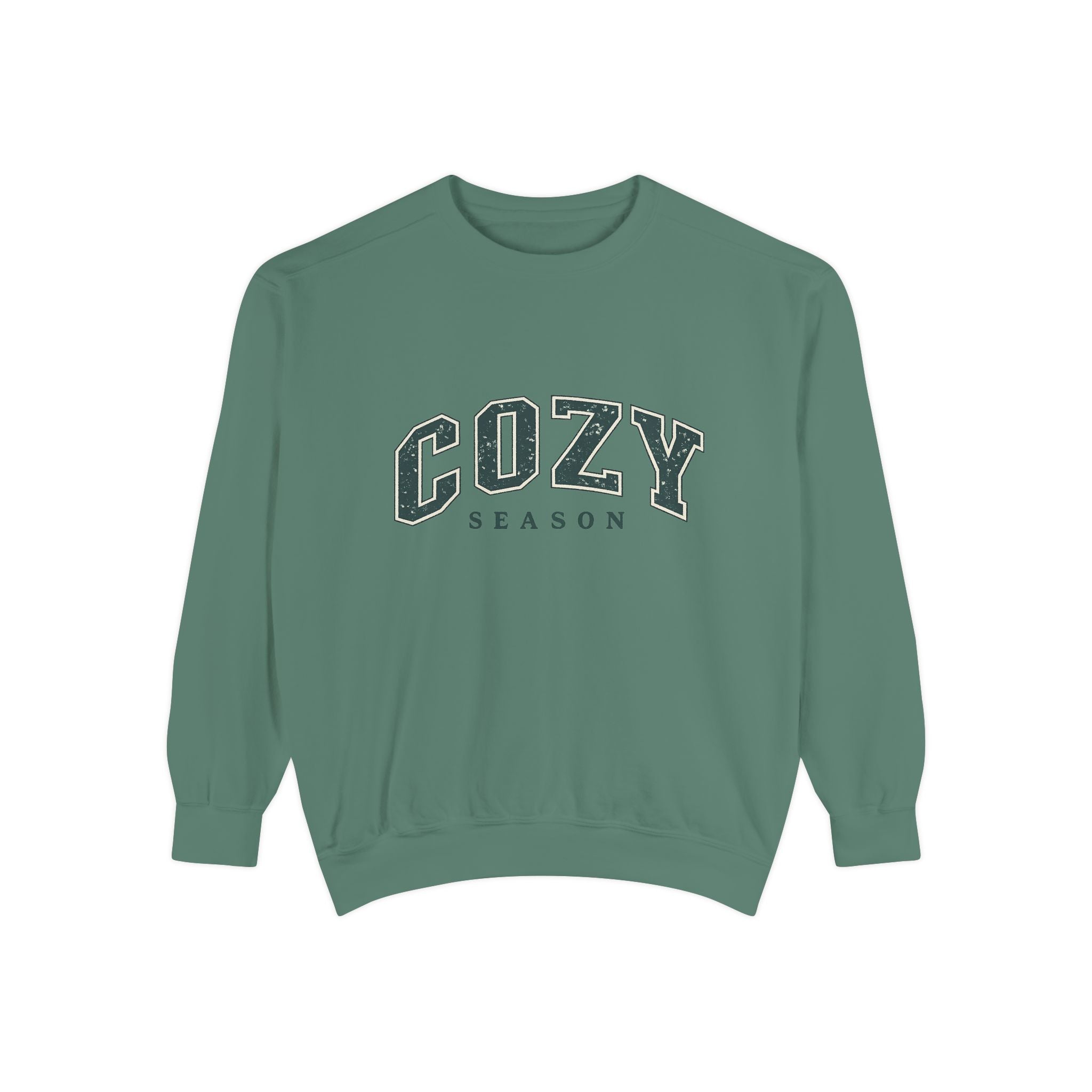 Cozy Season Sweatshirt — Relaxed Garment-Dyed Crewneck