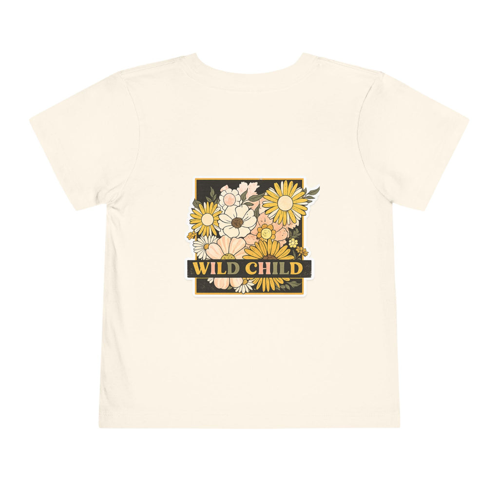 Wild Child Toddler Tee — Retro Floral Baby Shirt