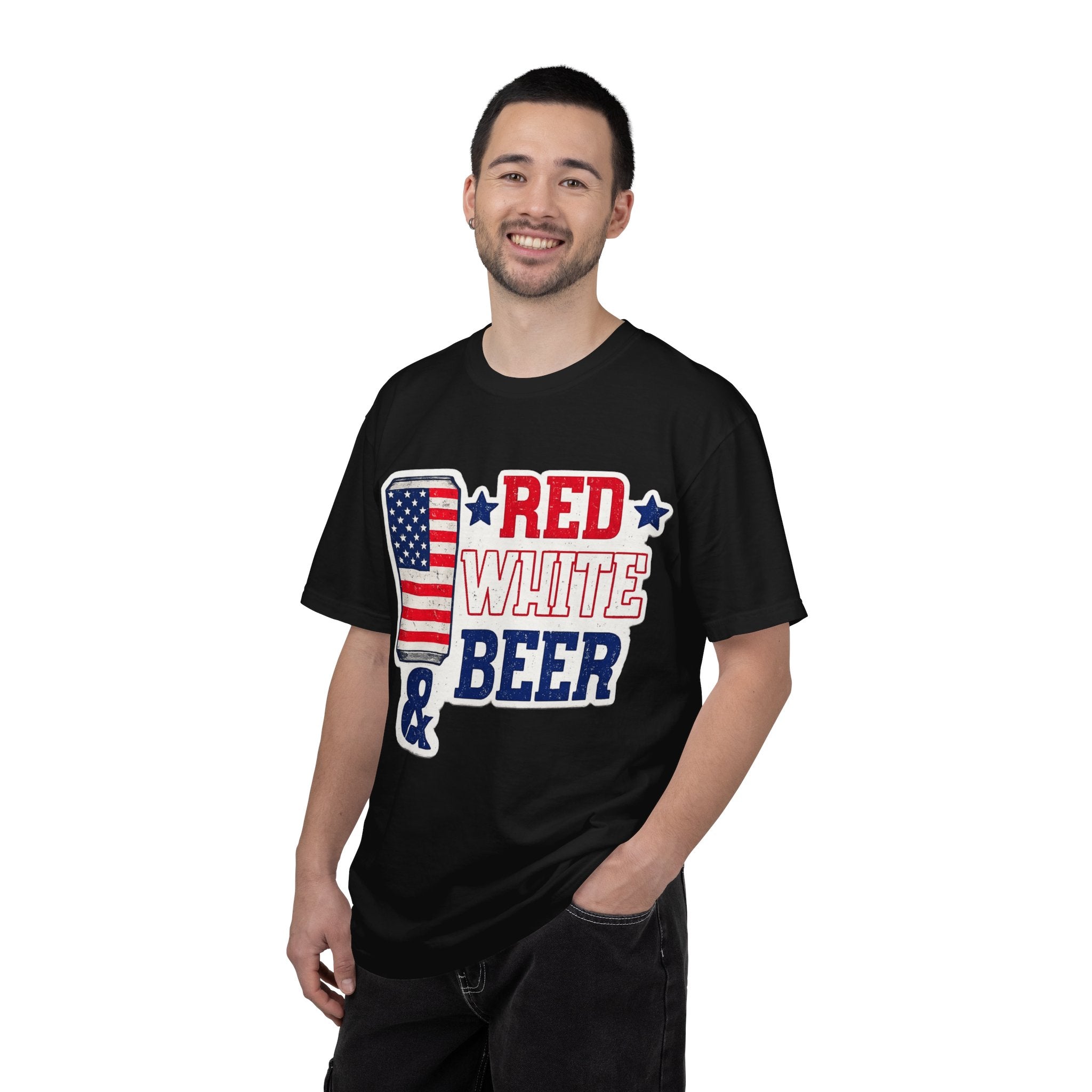 Red White & Beer T-Shirt — Patriotic 4th of July Beer Graphic Tee