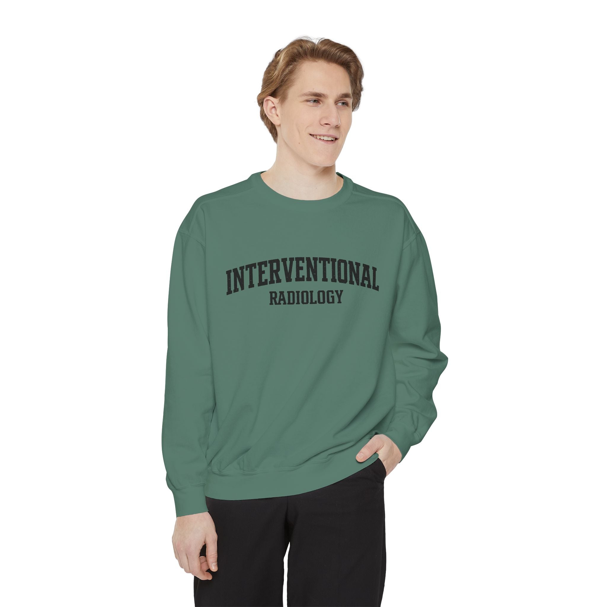 Interventional Radiology Sweatshirt — Vintage Collegiate Medical Crewneck