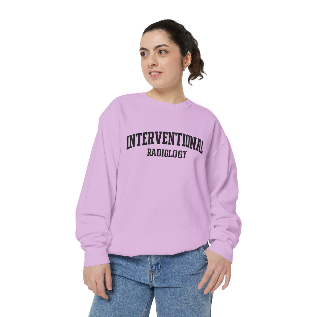 Interventional Radiology Sweatshirt — Vintage Collegiate Medical Crewneck