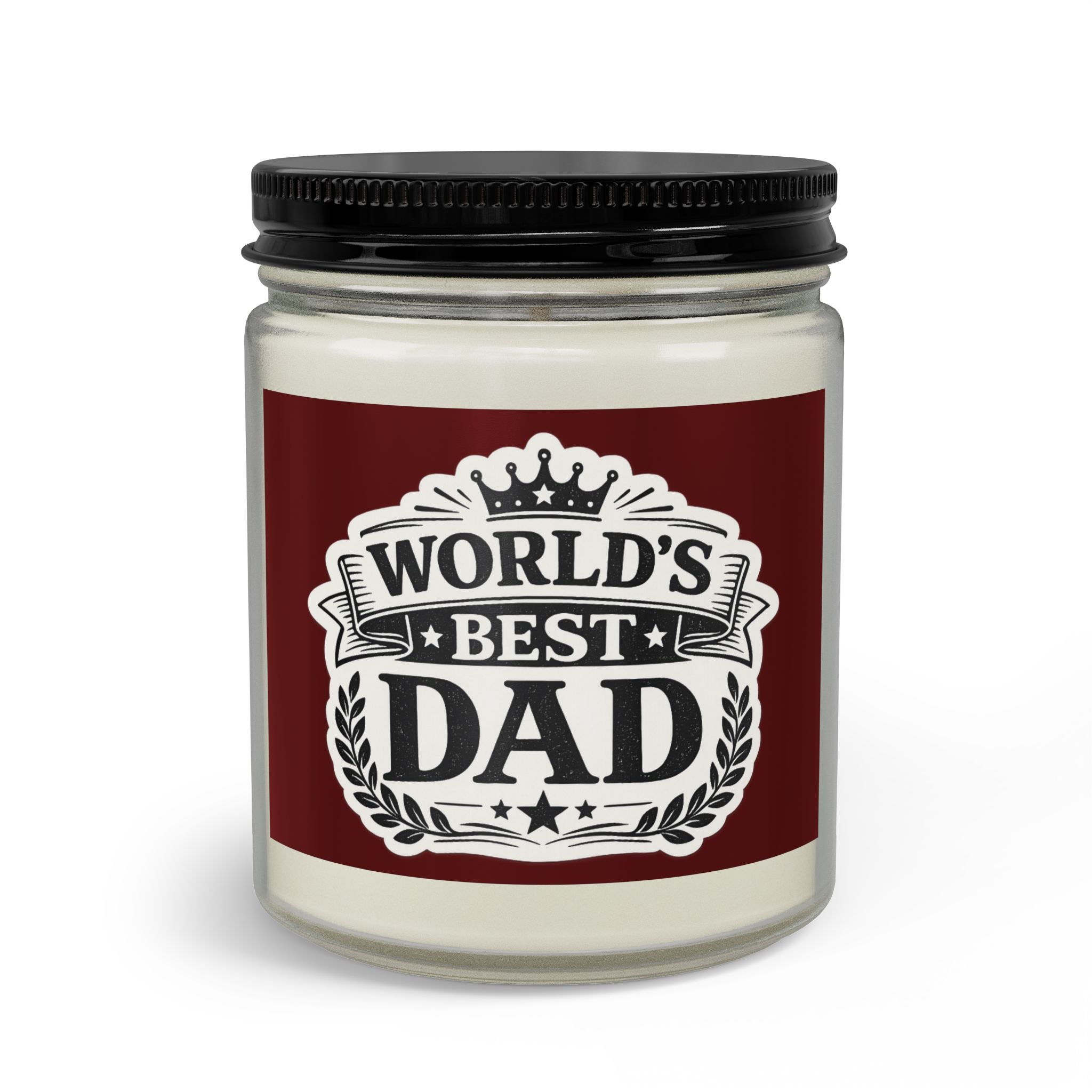 World's Best Dad Candle Set with Matches & Wick Trimmer — Gift for Father’s Day