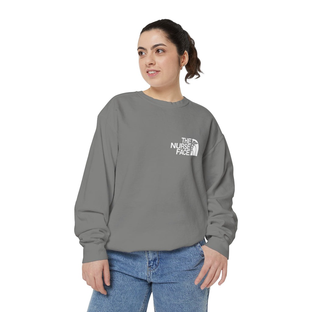 Nurse Face Sweatshirt — 'The Nurse Face' Medical Crewneck