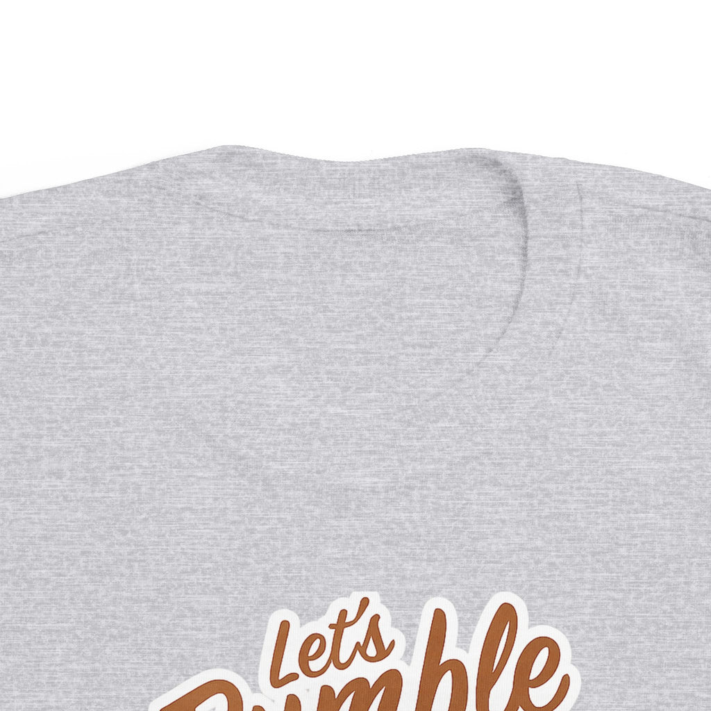 Toddler Tee - "Let’s Rumble" Thunder Bison Graphic Shirt