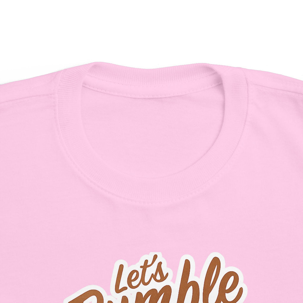 Toddler Tee - "Let’s Rumble" Thunder Bison Graphic Shirt