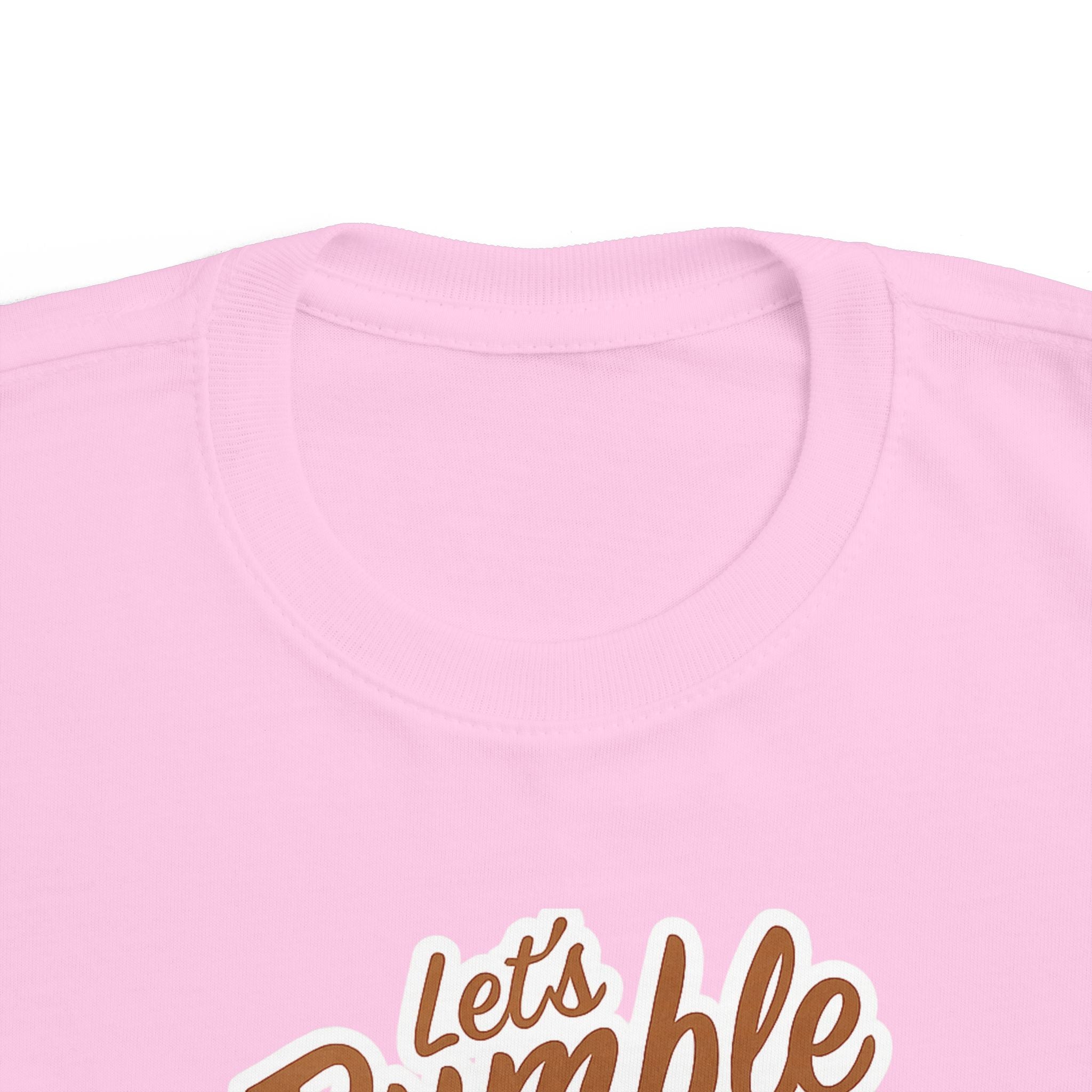 Toddler Tee - "Let’s Rumble" Thunder Bison Graphic Shirt