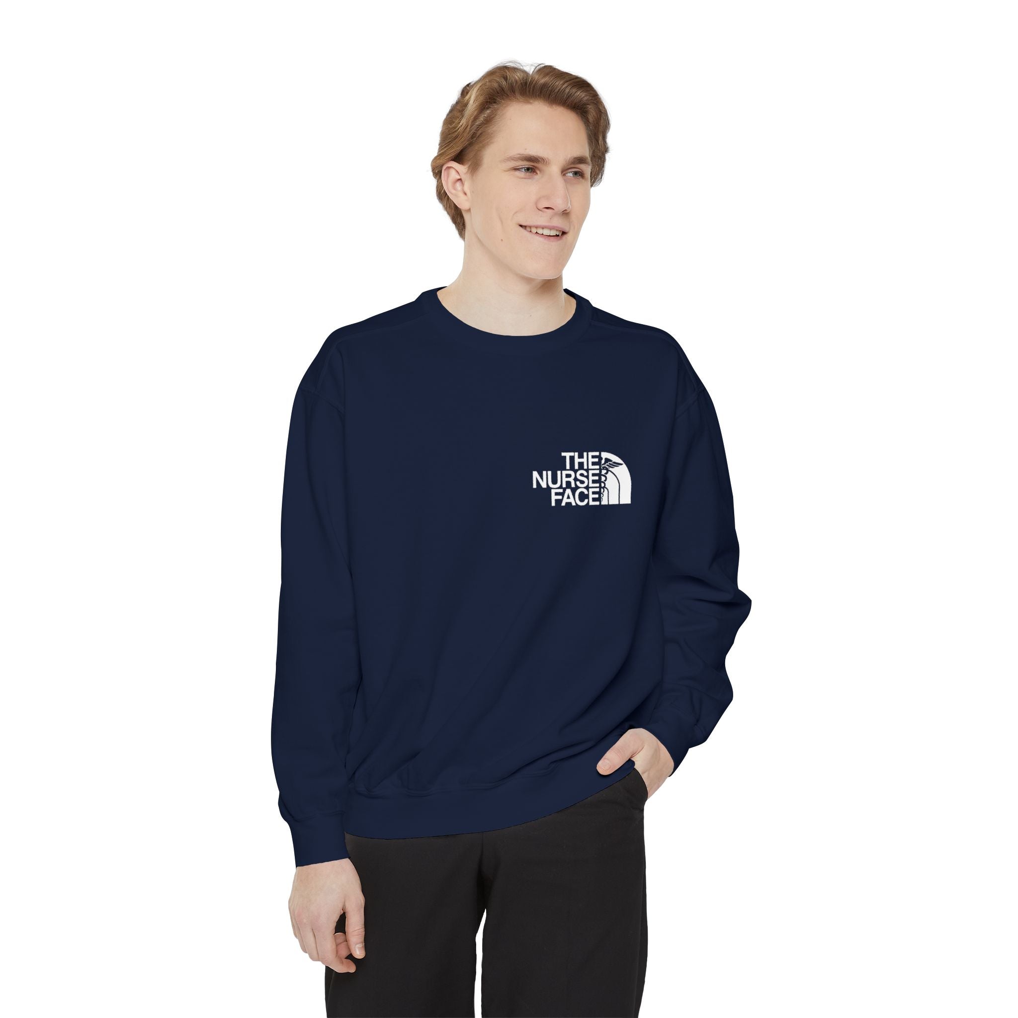Nurse Face Sweatshirt — 'The Nurse Face' Medical Crewneck