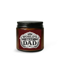 World's Best Dad Candle Set with Matches & Wick Trimmer — Gift for Father’s Day