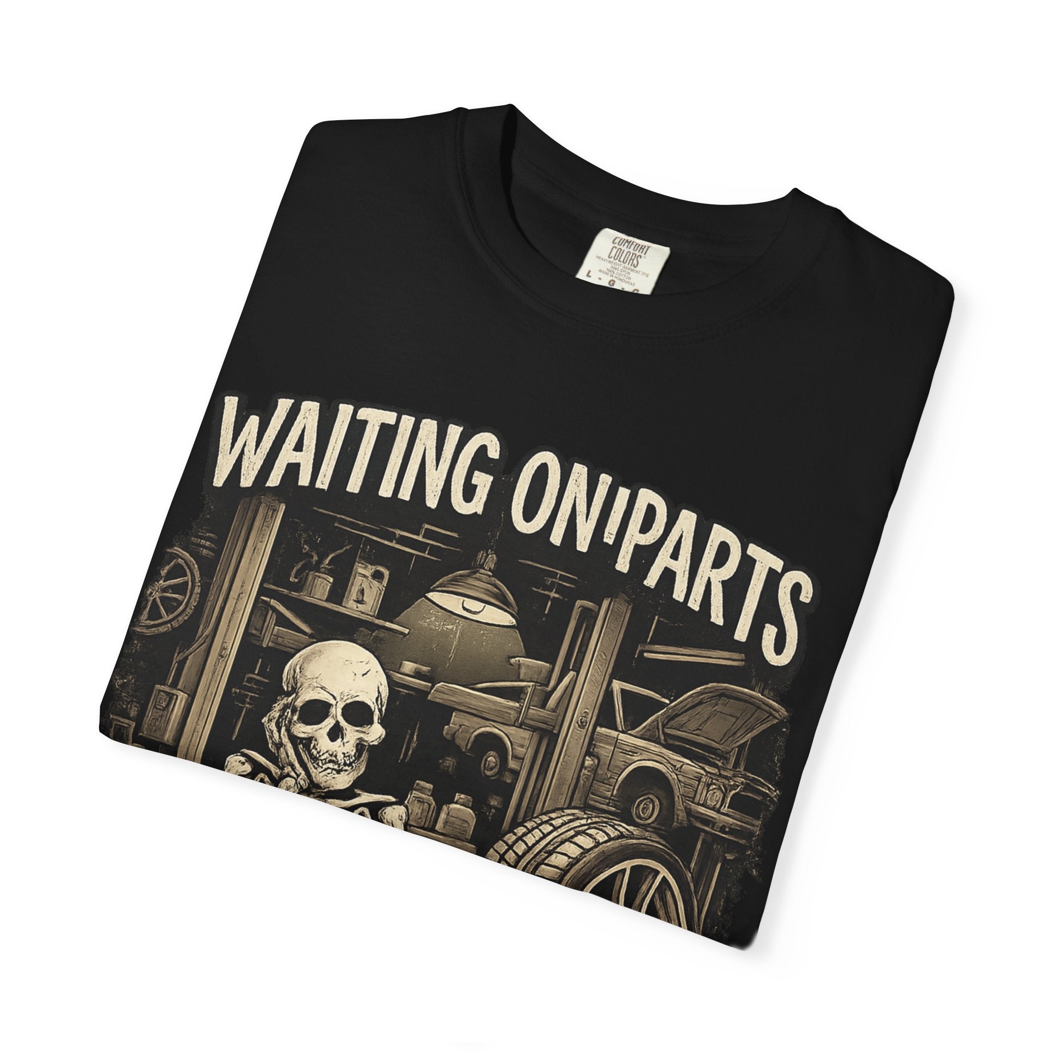 Waiting On Parts Skeleton T-Shirt