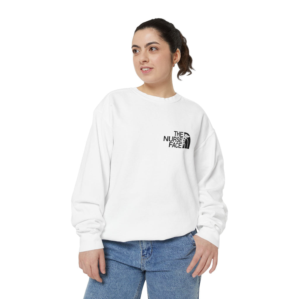 Nurse Face Sweatshirt — 'The Nurse Face' Medical Crewneck