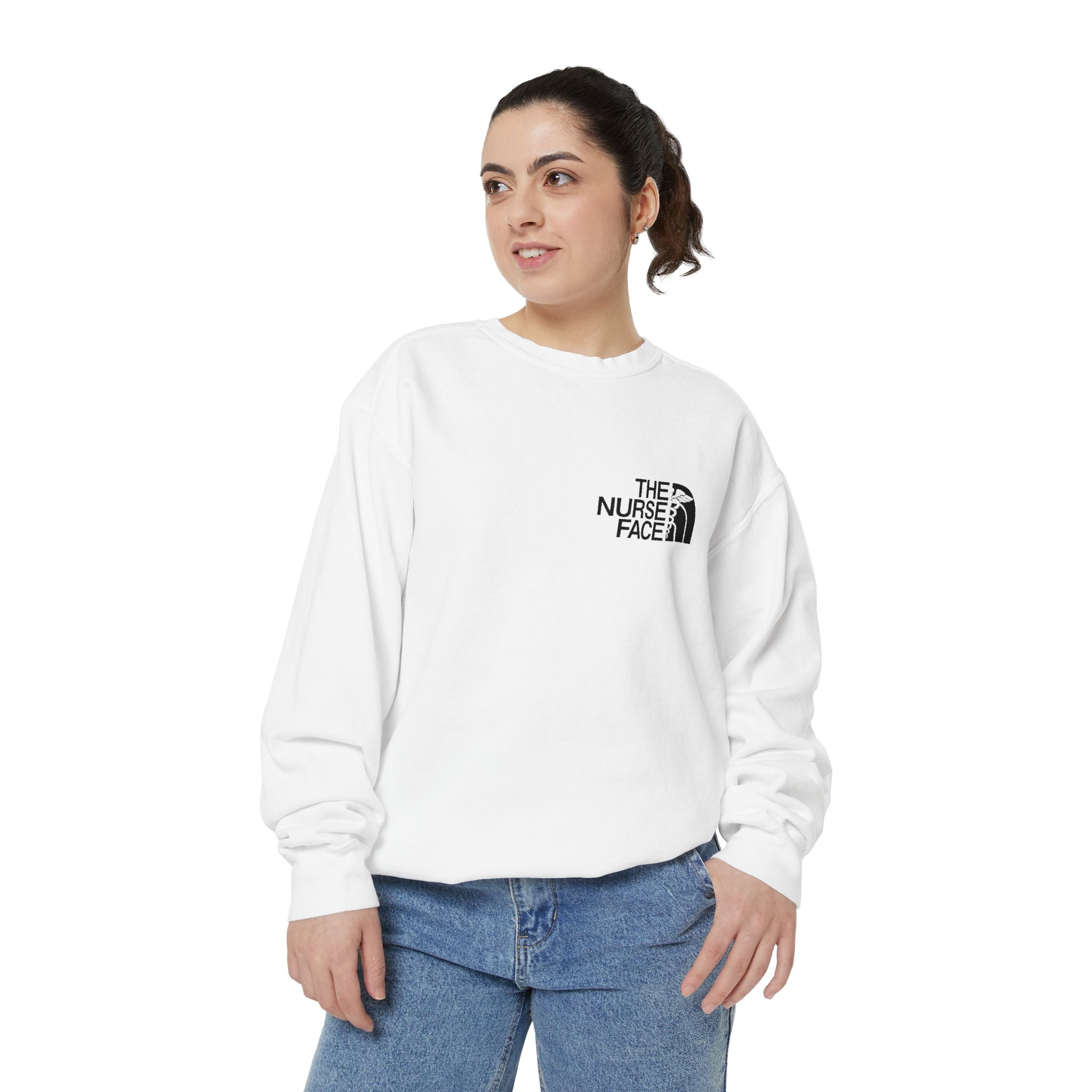 Nurse Face Sweatshirt — 'The Nurse Face' Medical Crewneck