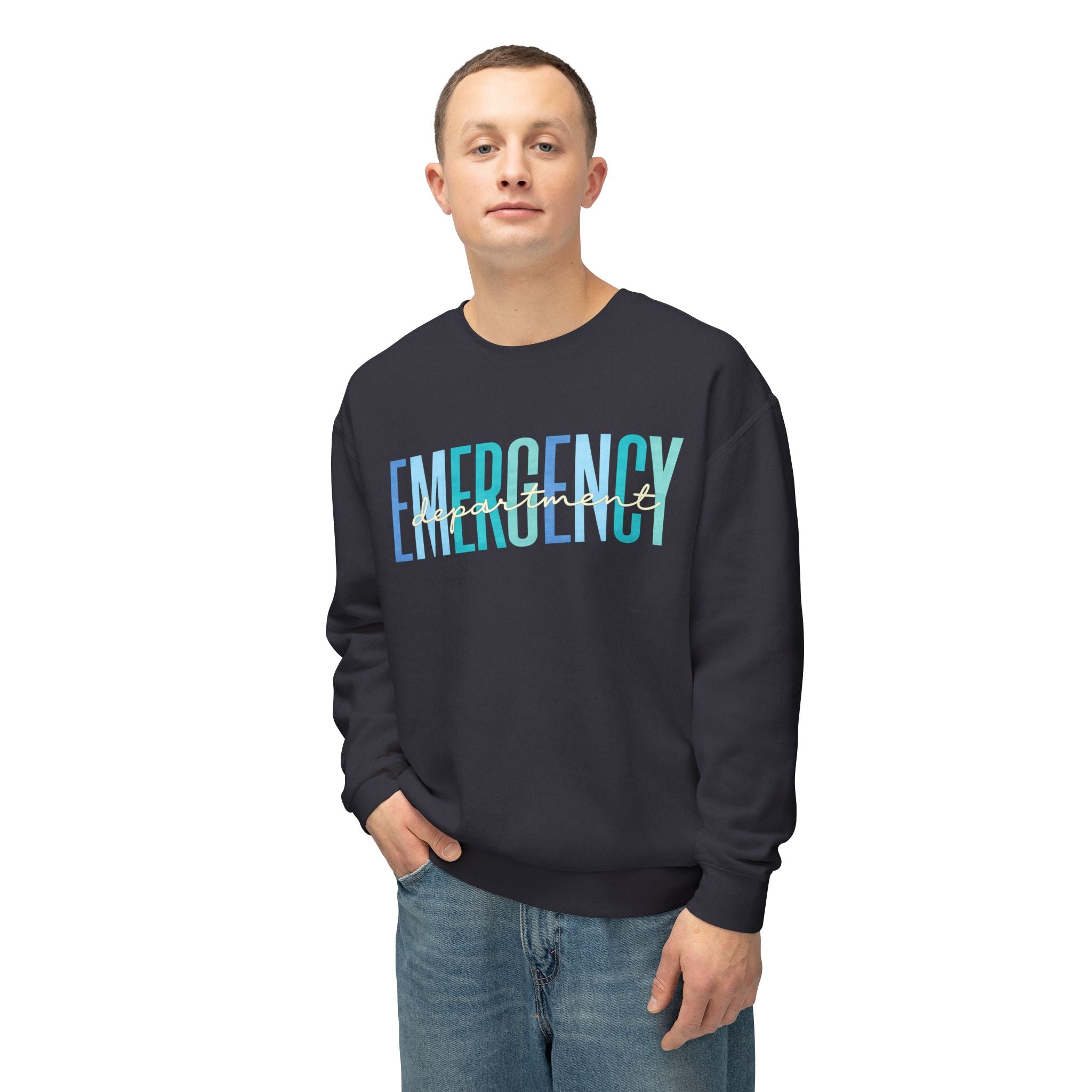 Emergency Ombre Crewneck Sweatshirt